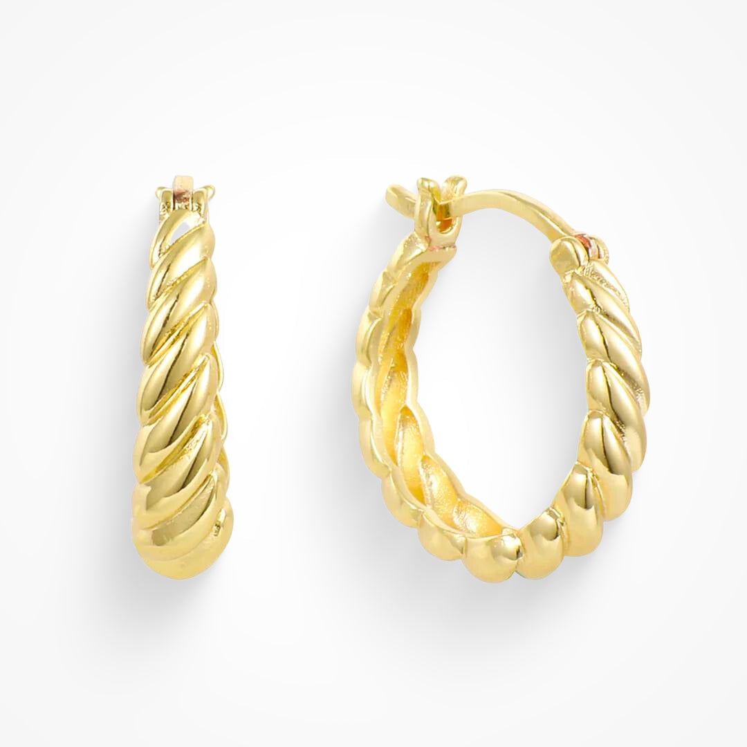 Twist Earrings Elegant Lightweight Shine For Any Occasion