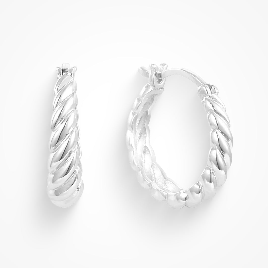 Twist Earrings Elegant Lightweight Shine For Any Occasion