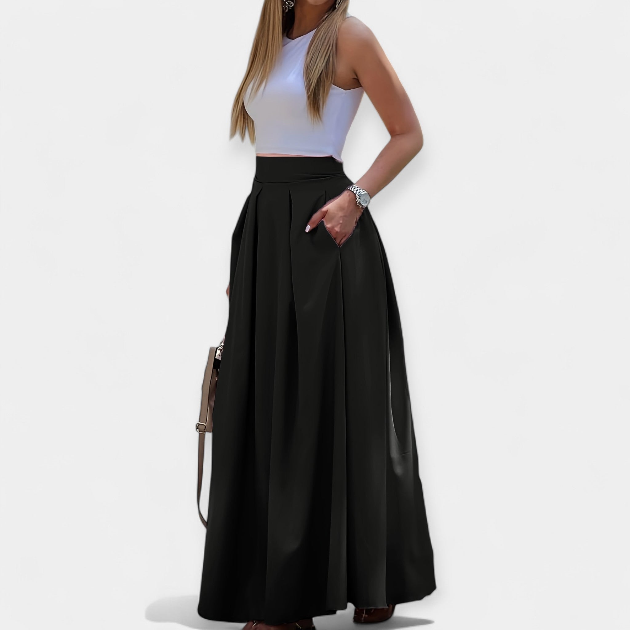 Elegant Midi Skirt For Everyday And Formal Occasions