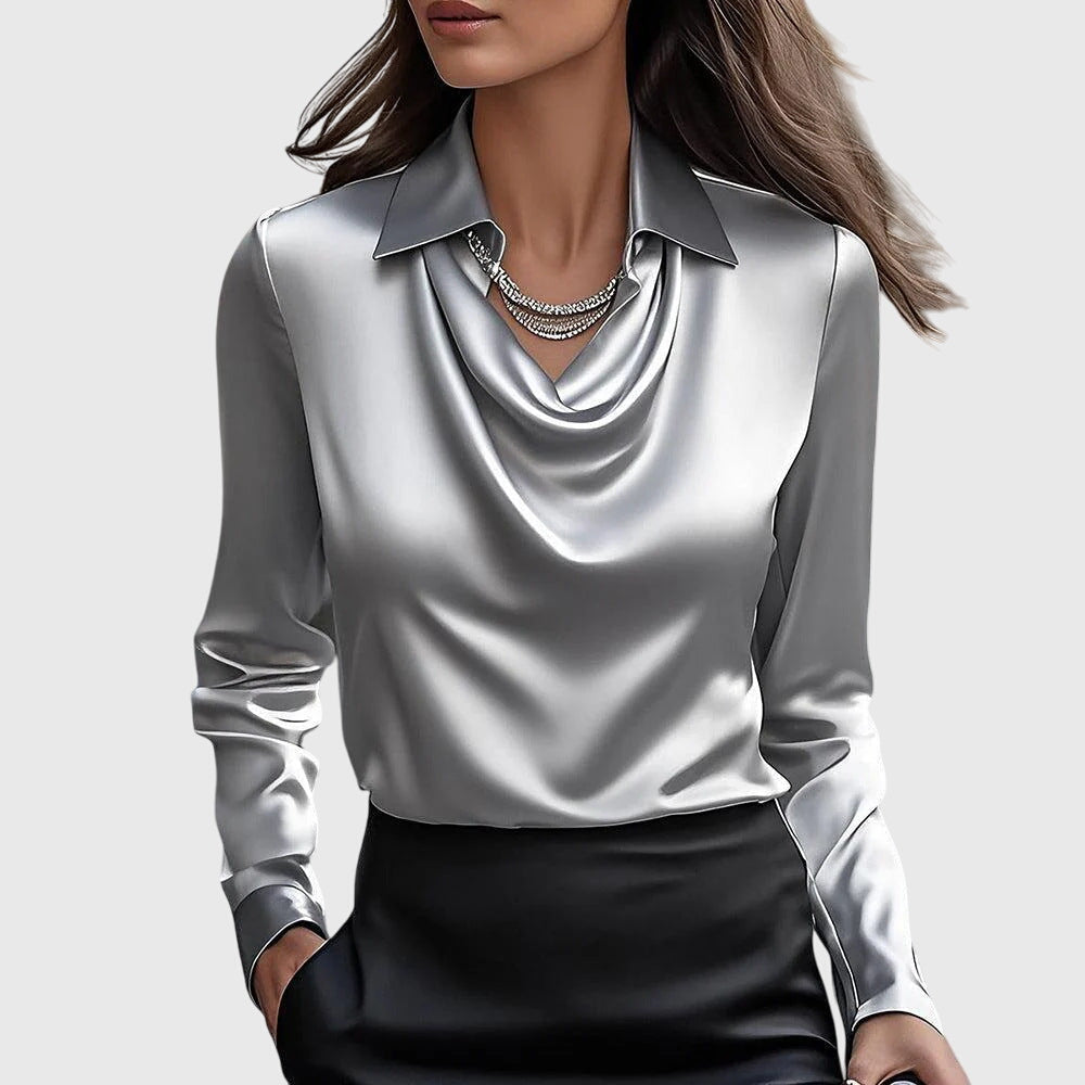 Parthenia Elegant Blouse With Slim Cut And Comfortable Fit