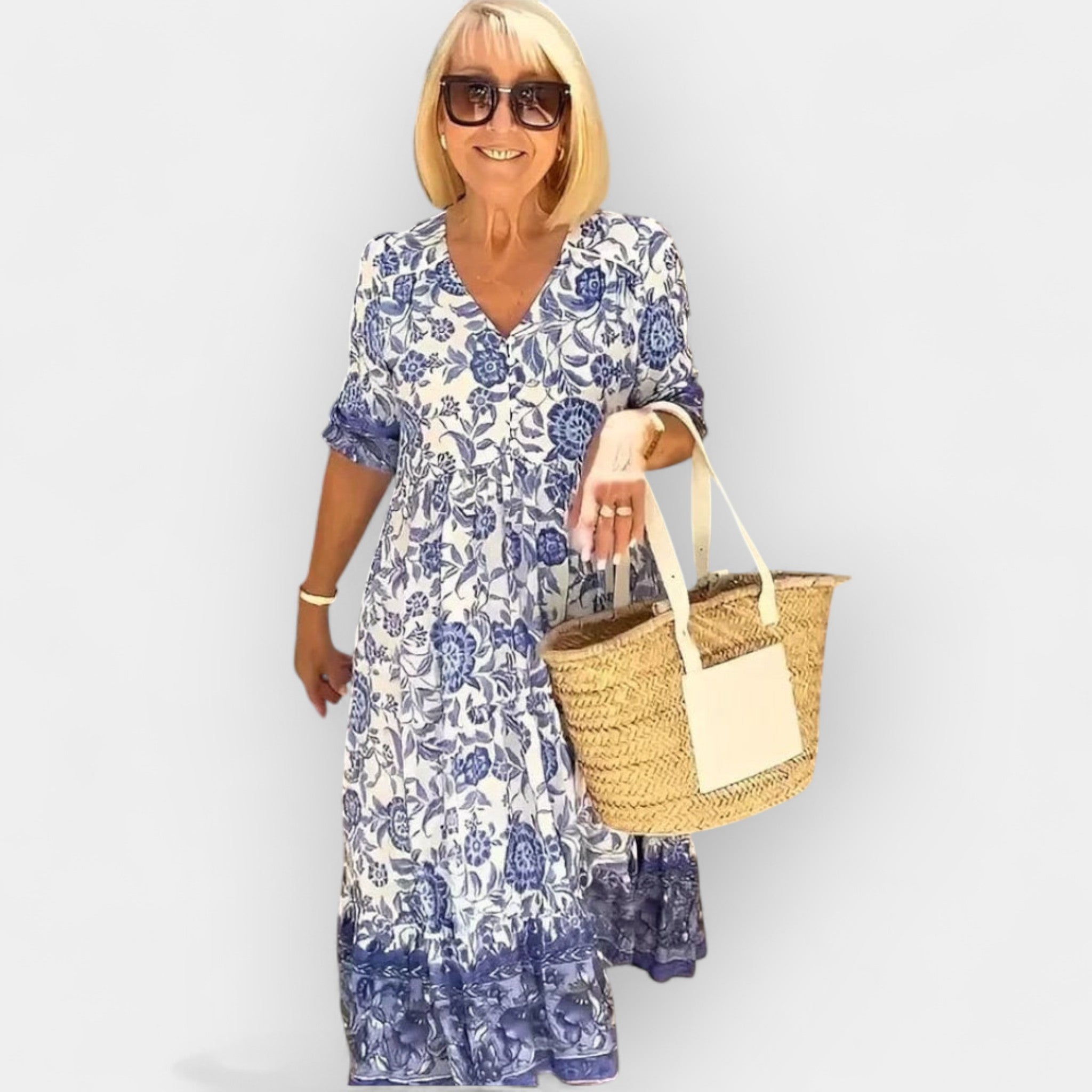 Lightweight Floral Summer Dress With Airy Silhouette