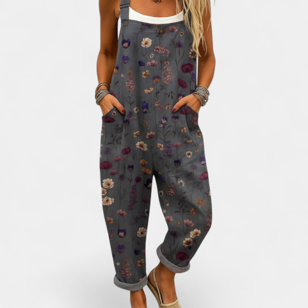Mavreta Artistic Jumpsuit With Retro Aesthetic And Movement