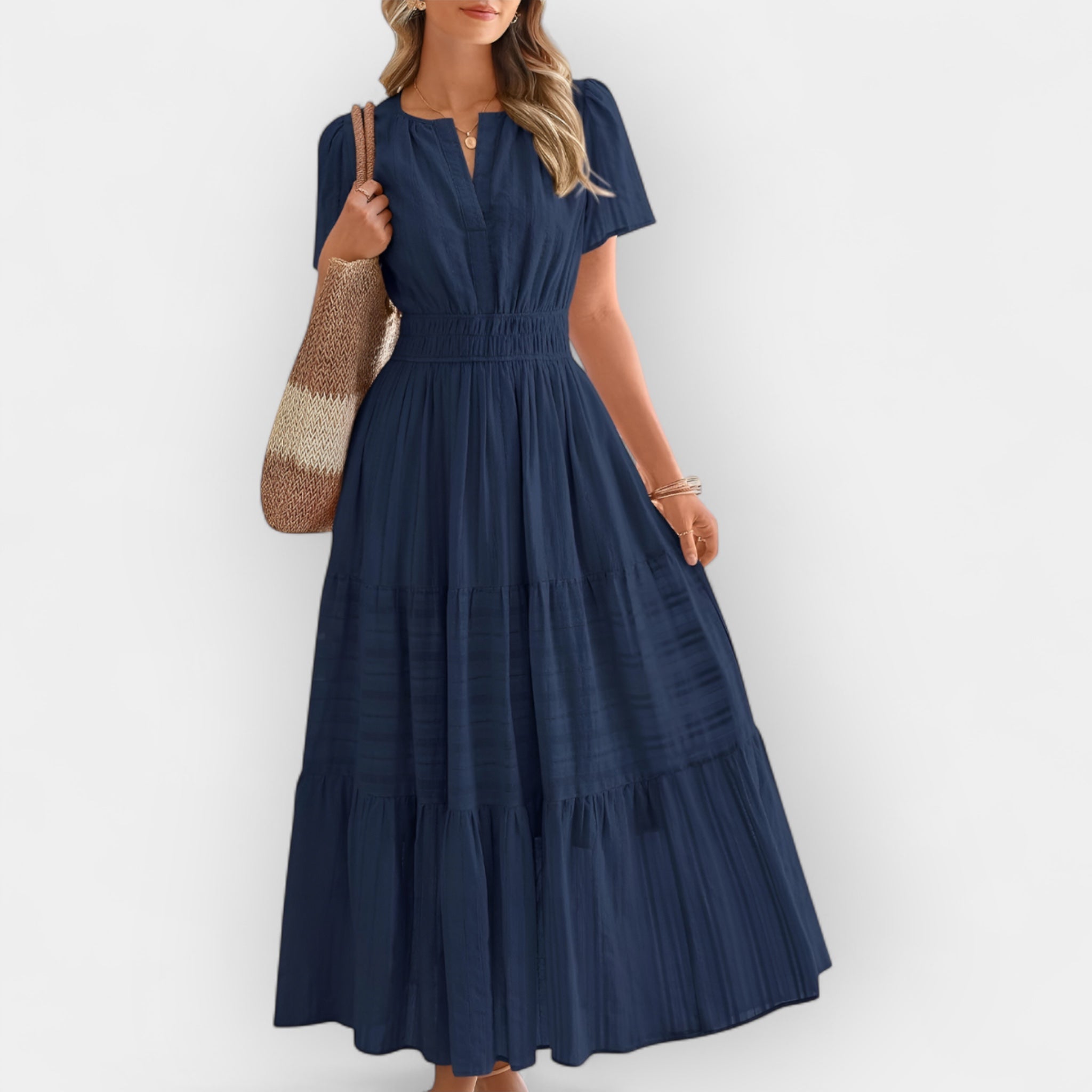 Summer Boho Dress Free Flowing Comfort Lightweight Casual