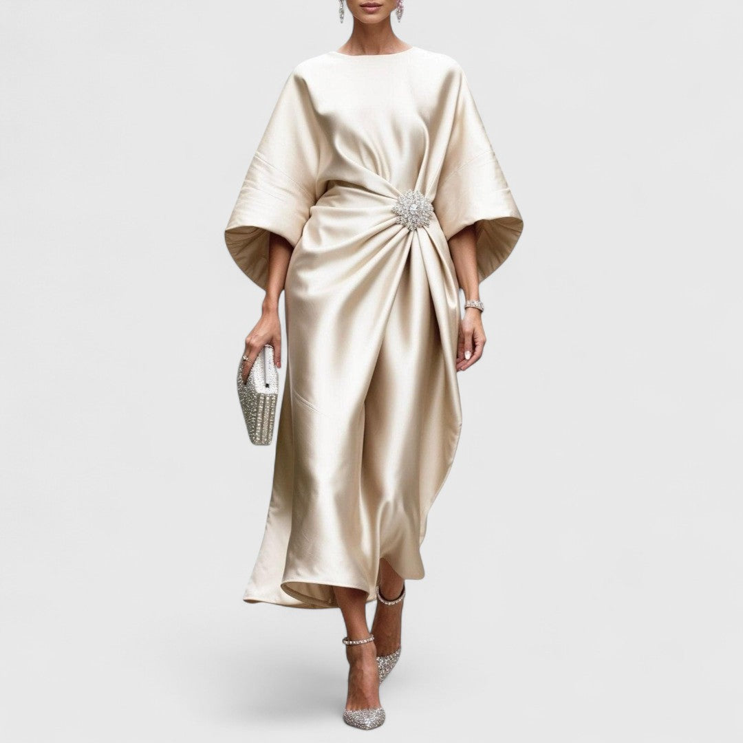 Aoife - Elegant Long Evening Dress With Flowing Comfort And Timeless Style
