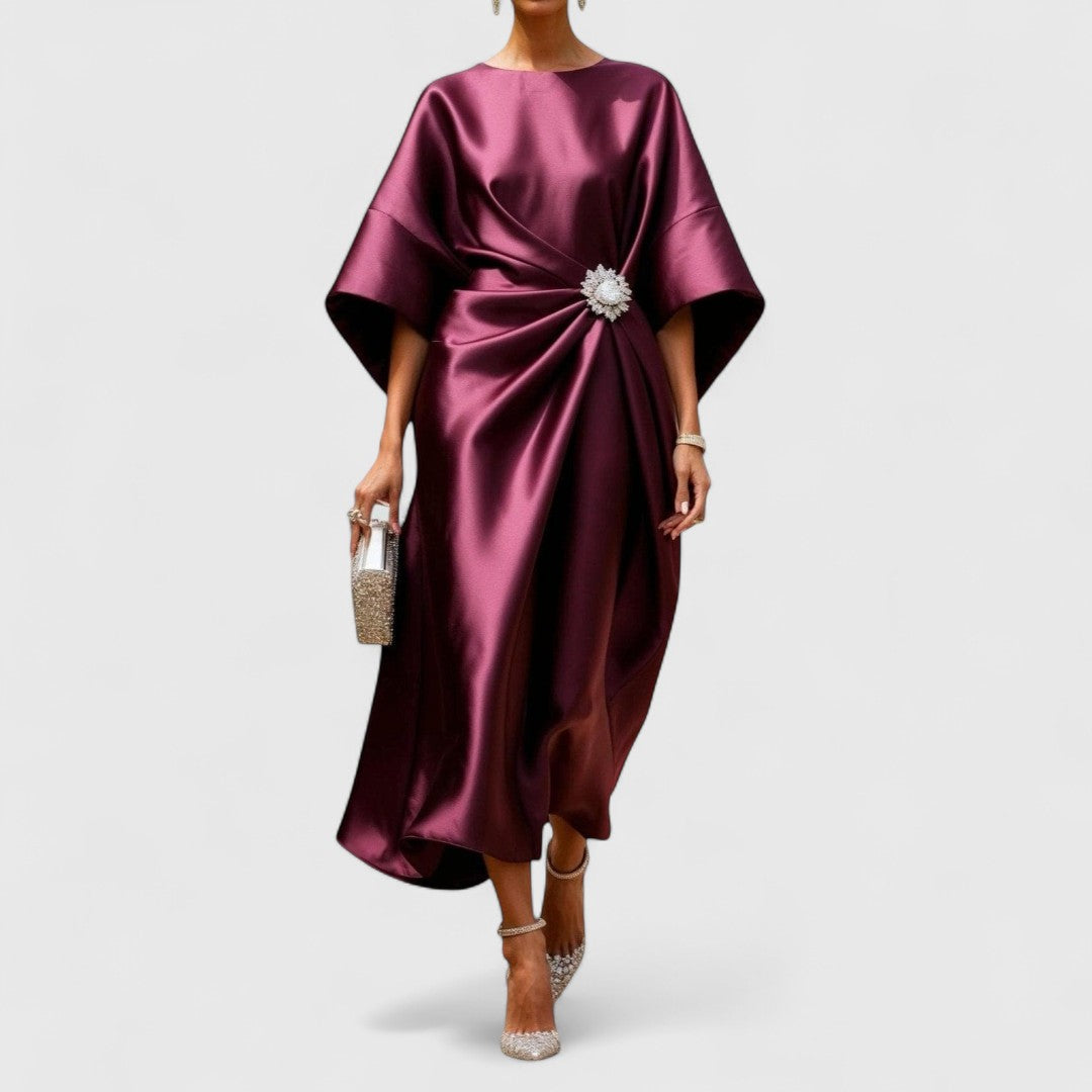 Aoife - Elegant Long Evening Dress With Flowing Comfort And Timeless Style