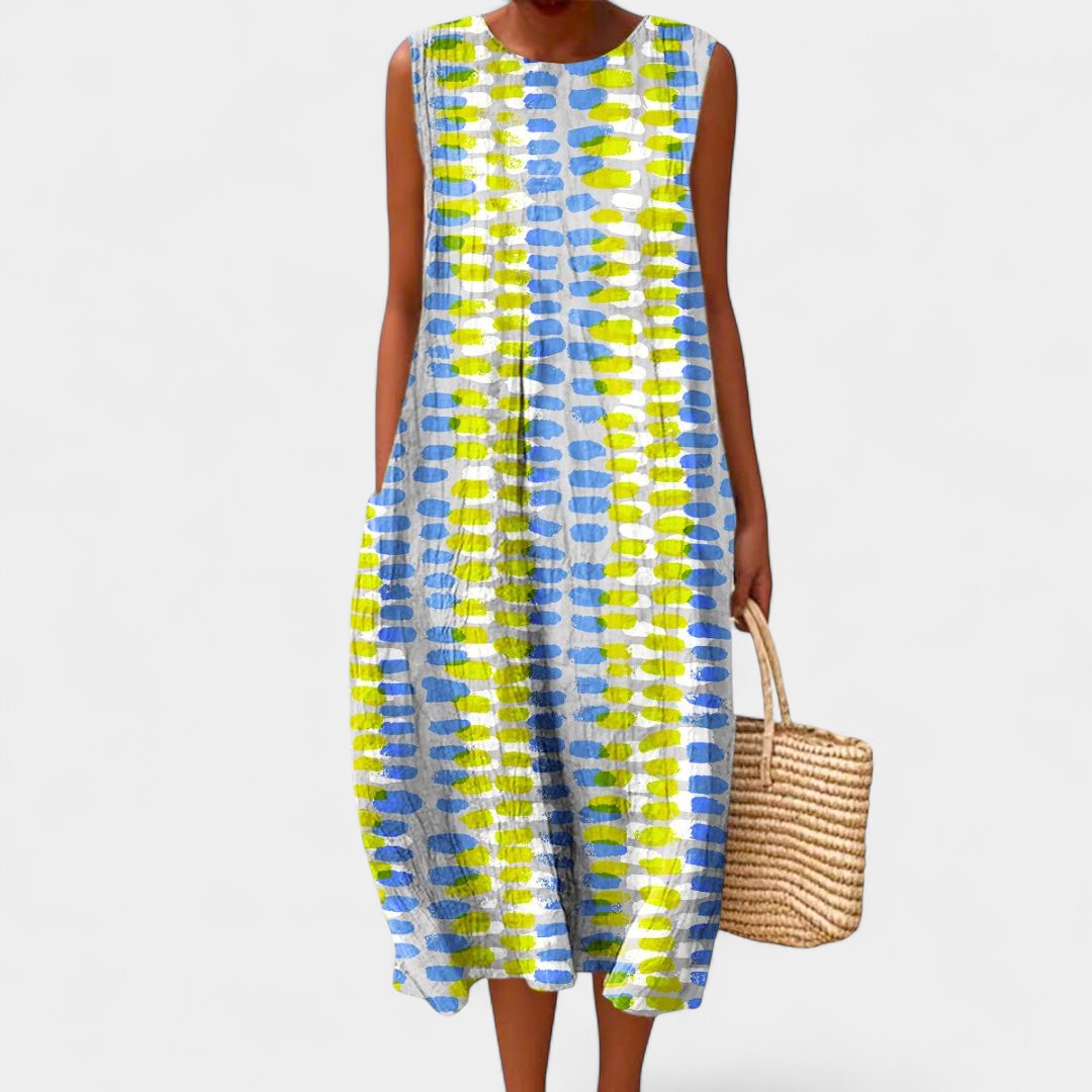 Angeliki Lightweight Cotton Dress for Timeless Elegance