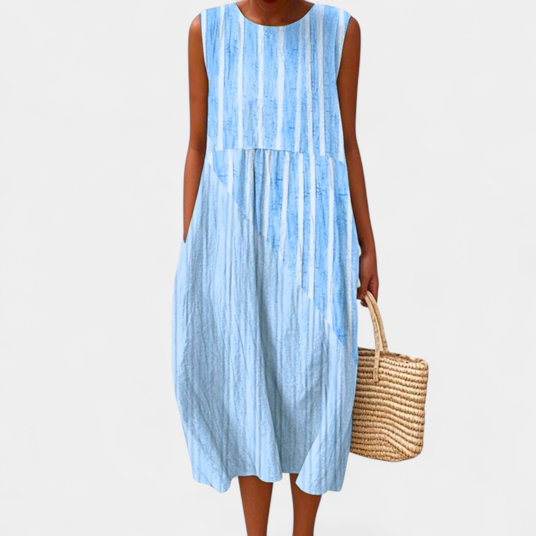 Angeliki Lightweight Cotton Dress for Timeless Elegance
