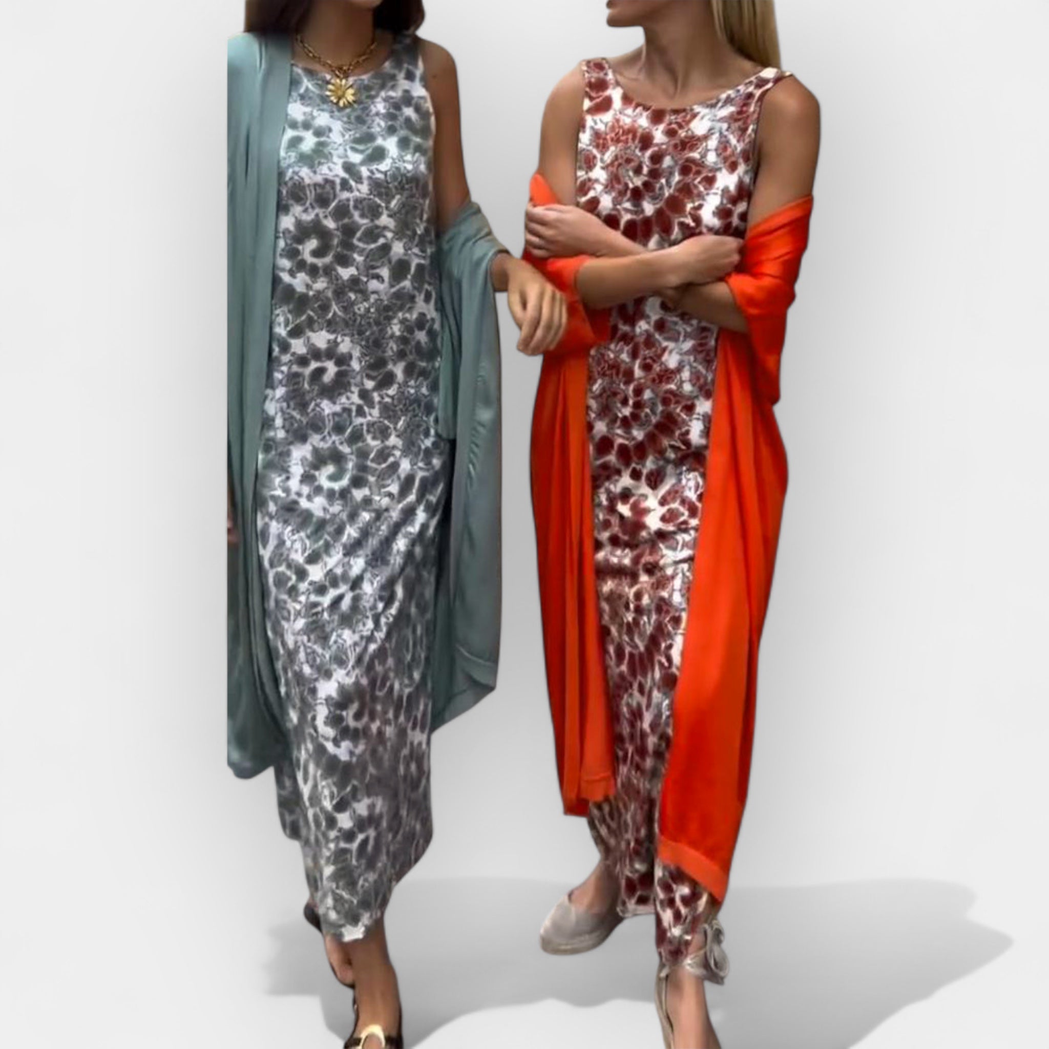 Summer Dress And Cardigan Set Lightweight And Airy Comfort