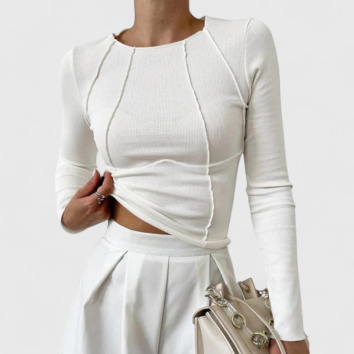 Sappho Comfortable Long Sleeve Blouse for Everyday Wear
