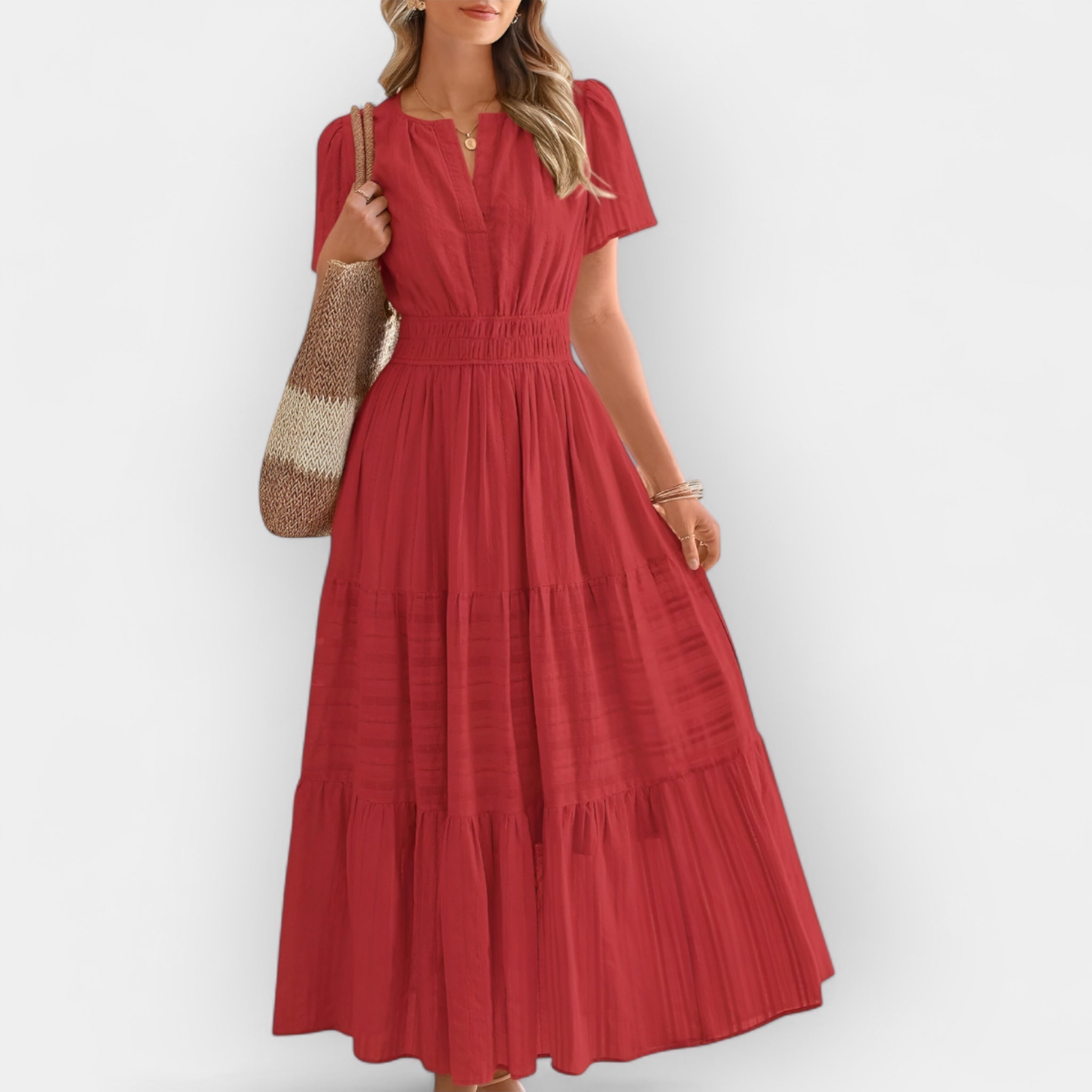 Summer Boho Dress Free Flowing Comfort Lightweight Casual