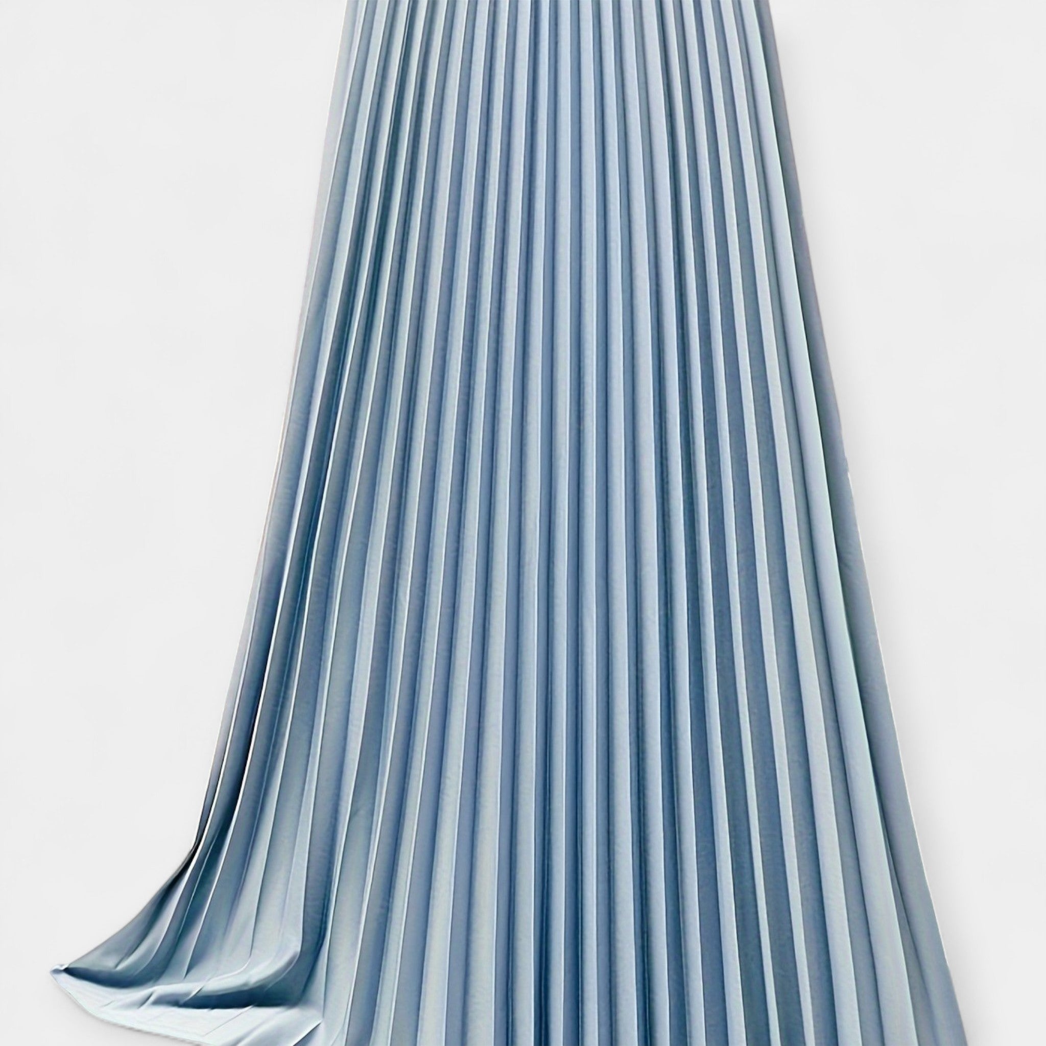 Long Pleated Skirt High Waist With Wide Silhouette Elegance