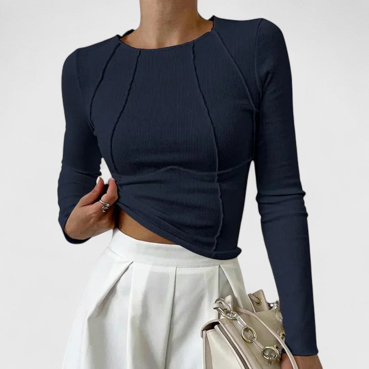 Sappho Comfortable Long Sleeve Blouse for Everyday Wear