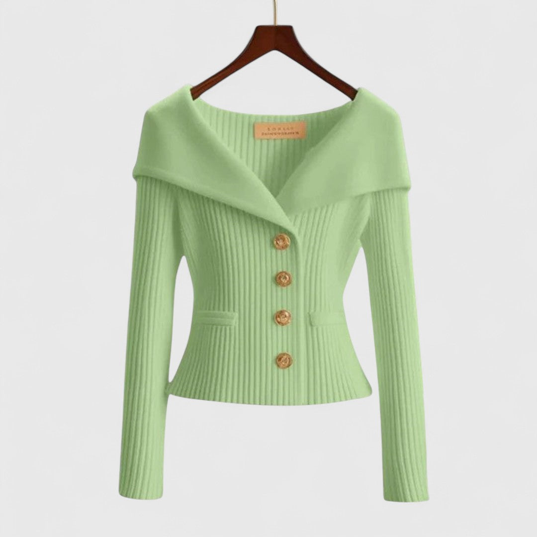 Anne - Elegant Cardigan With Timeless Comfort