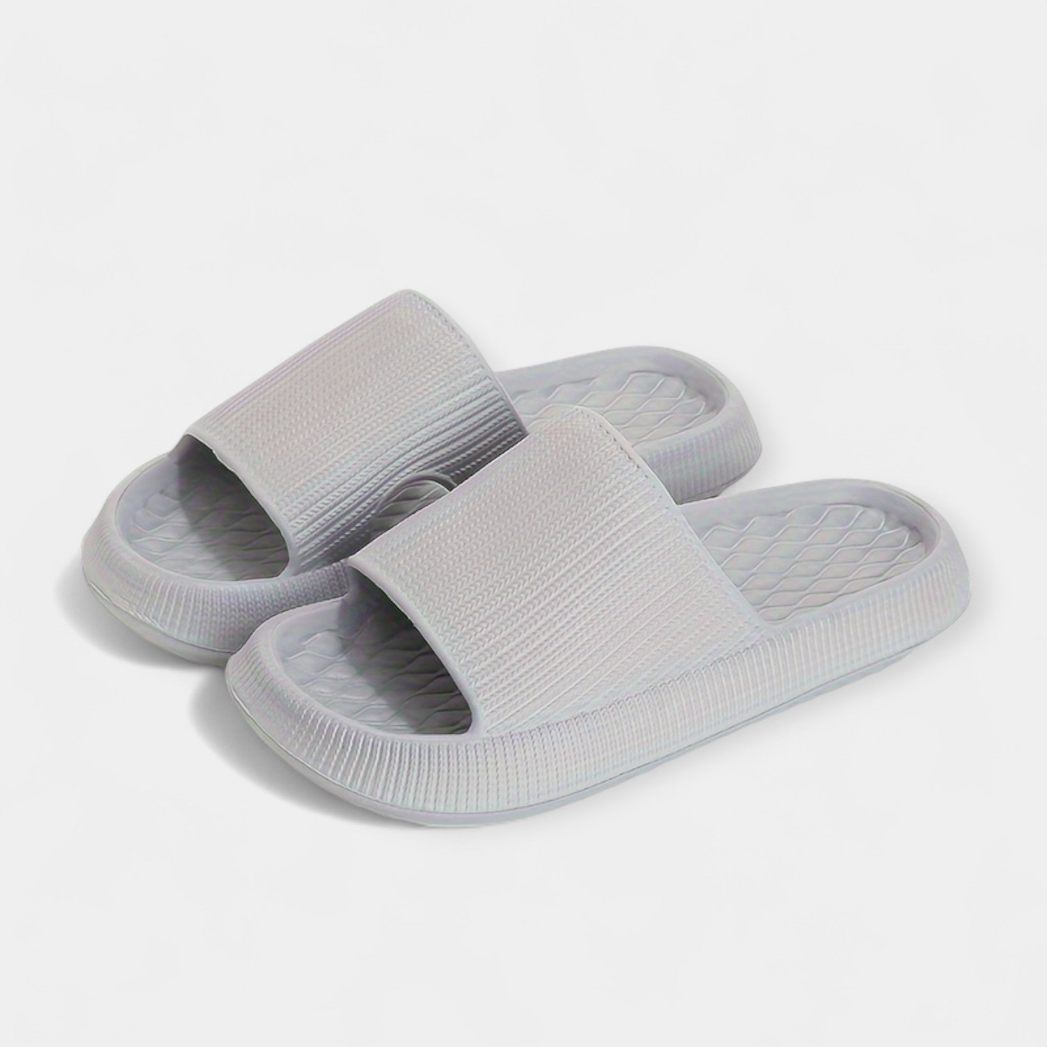 Summer Slip On Sandals With Thick Insole For Comfort