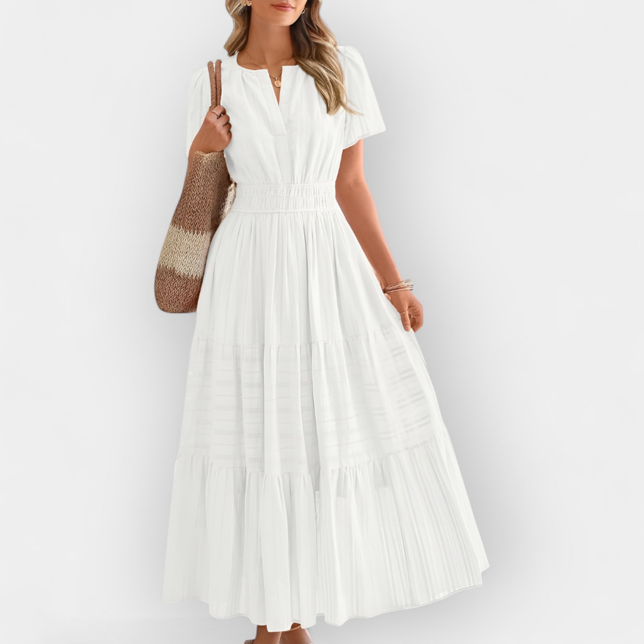 Summer Boho Dress Free Flowing Comfort Lightweight Casual