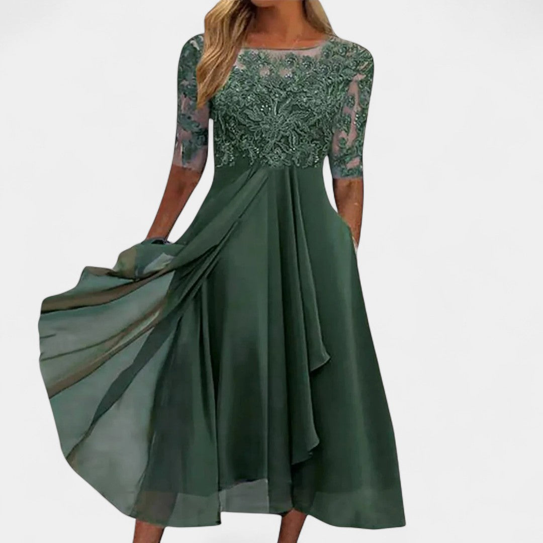 Daphne Timeless Lace Dress With Graceful Silhouette Wedding