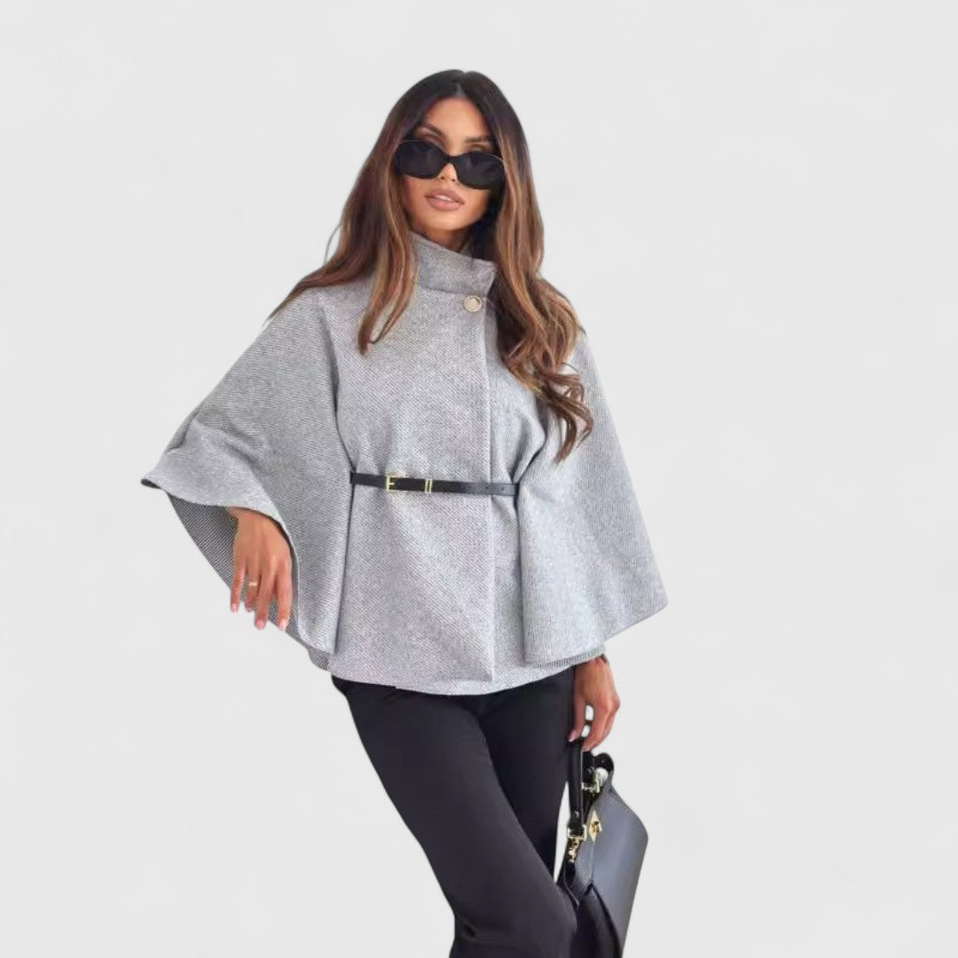 Niamh - Chic butterfly-style jacket with belt, a statement piece perfect for autumn layering