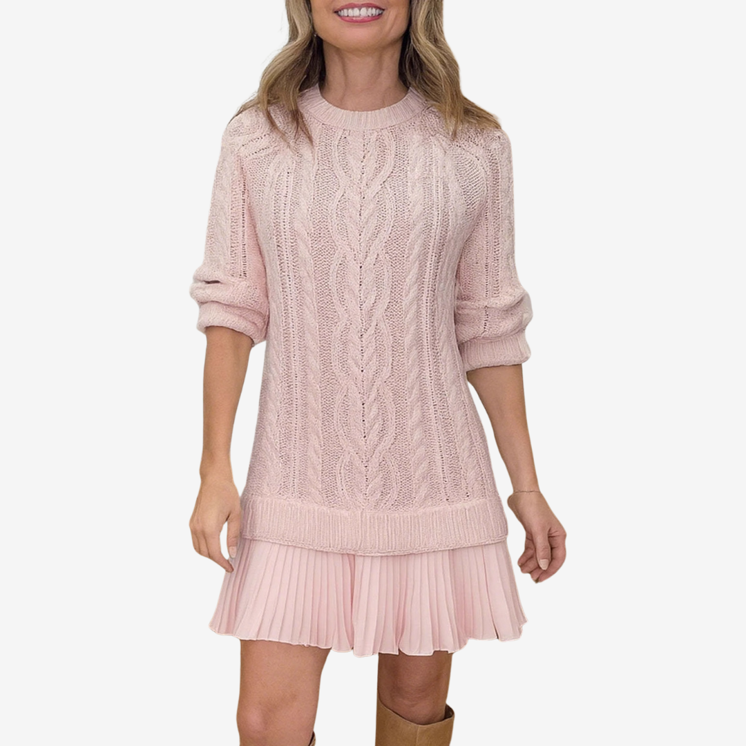 Bríd - Chic Knit Sweater Dress for Effortless Comfort