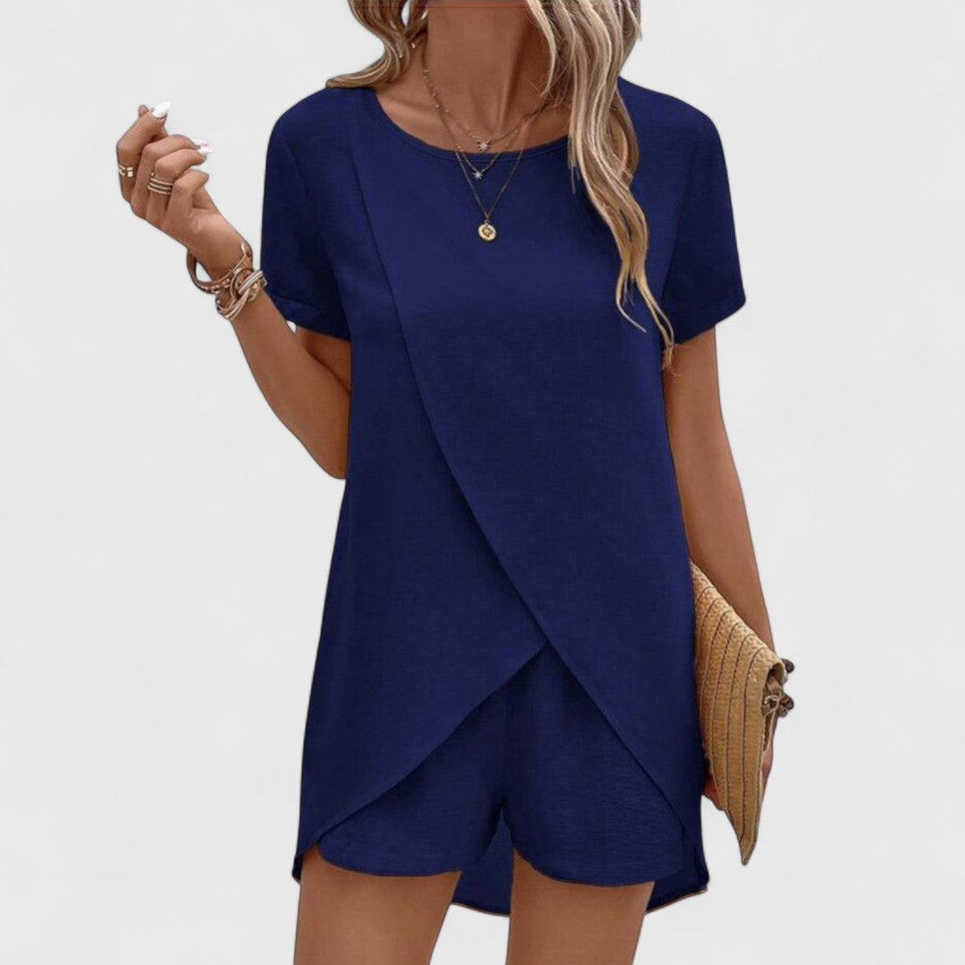 Dionysitsa Elegant Summer Coordinated Set for Cool Comfort