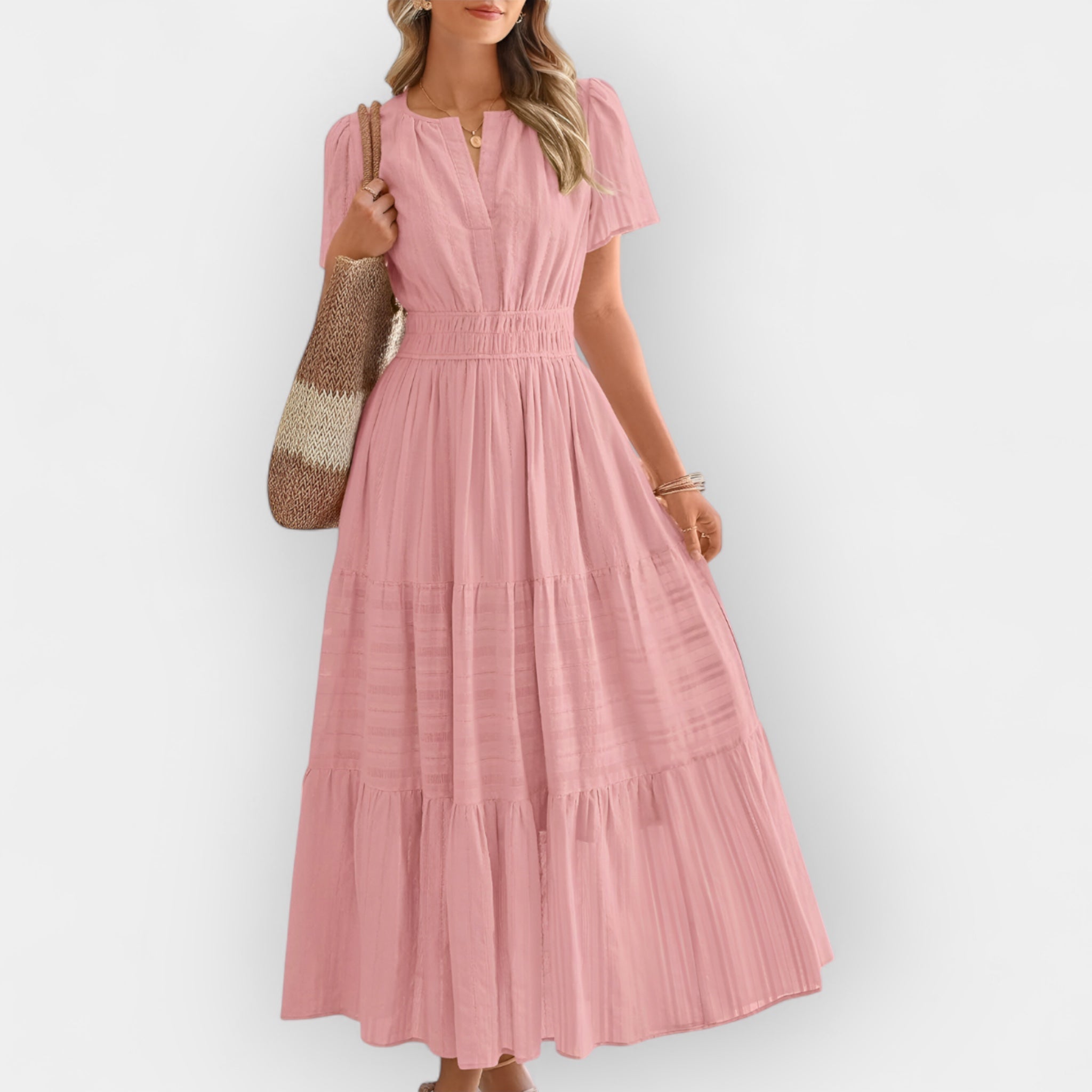 Summer Boho Dress Free Flowing Comfort Lightweight Casual