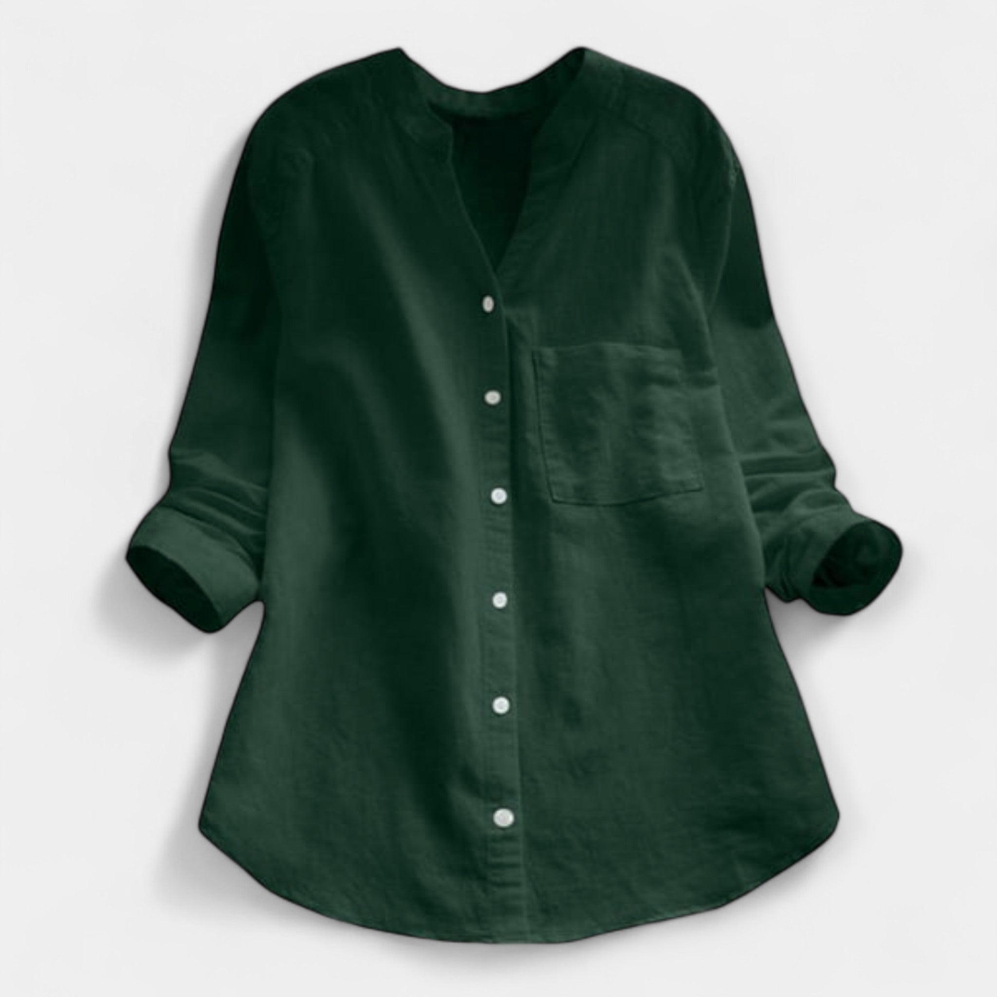 Relaxed Fit Linen Cotton Shirt For Everyday Casual Style
