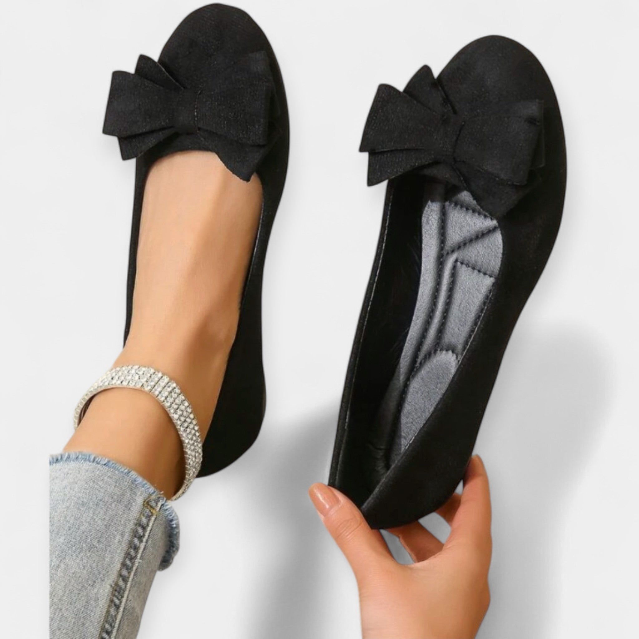 Slip On Bow Shoes For Women Comfort Everyday Wear Style