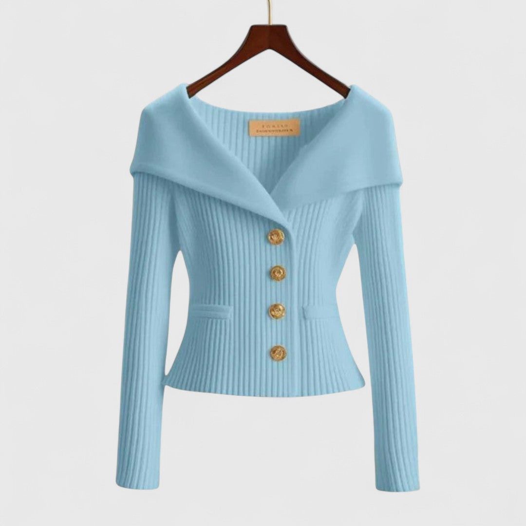 Anne - Elegant Cardigan With Timeless Comfort
