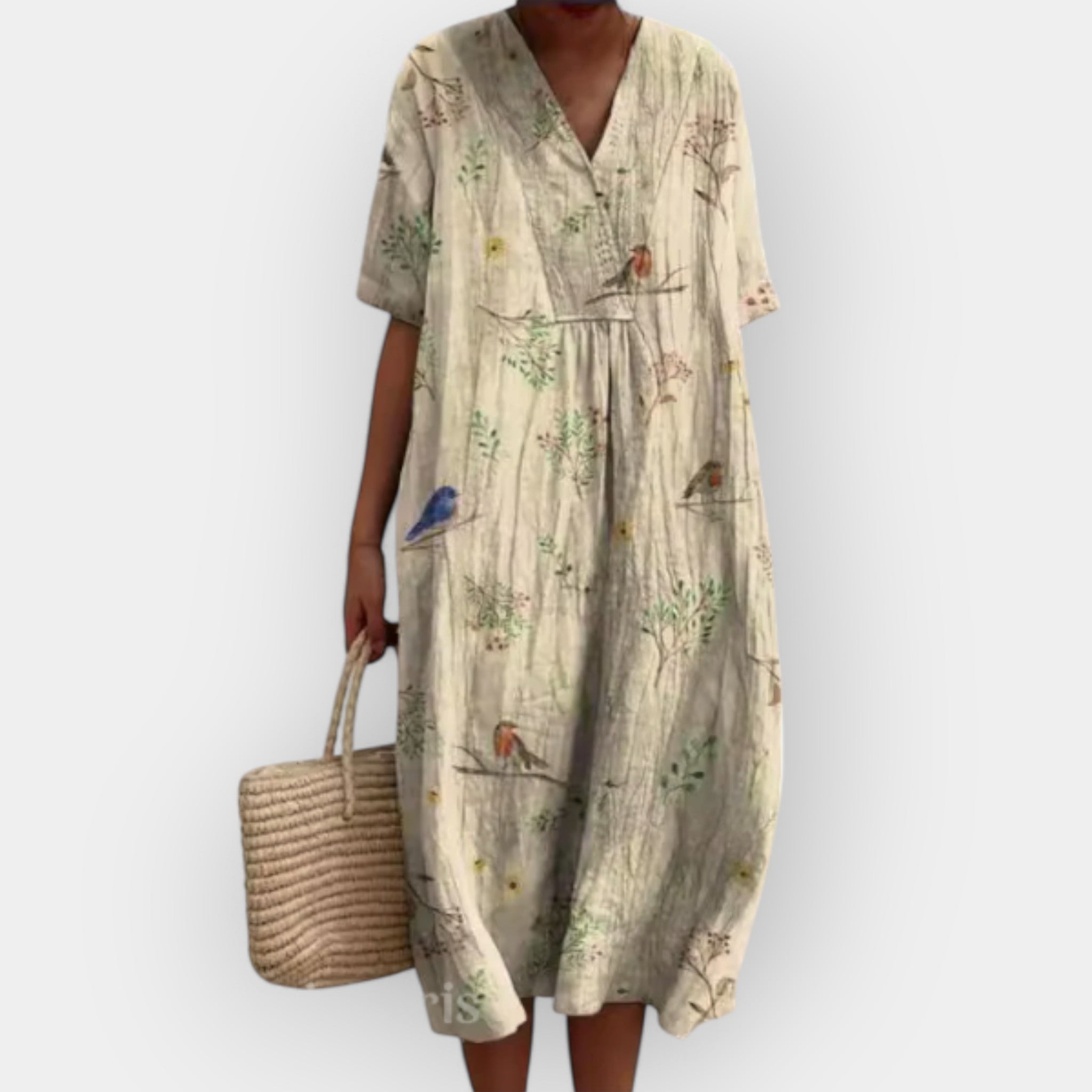 Floral Summer Dress for Warm Days Lightweight Breathable