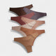 Set of 7 Brazilian Underwear & Warm Earth Tones