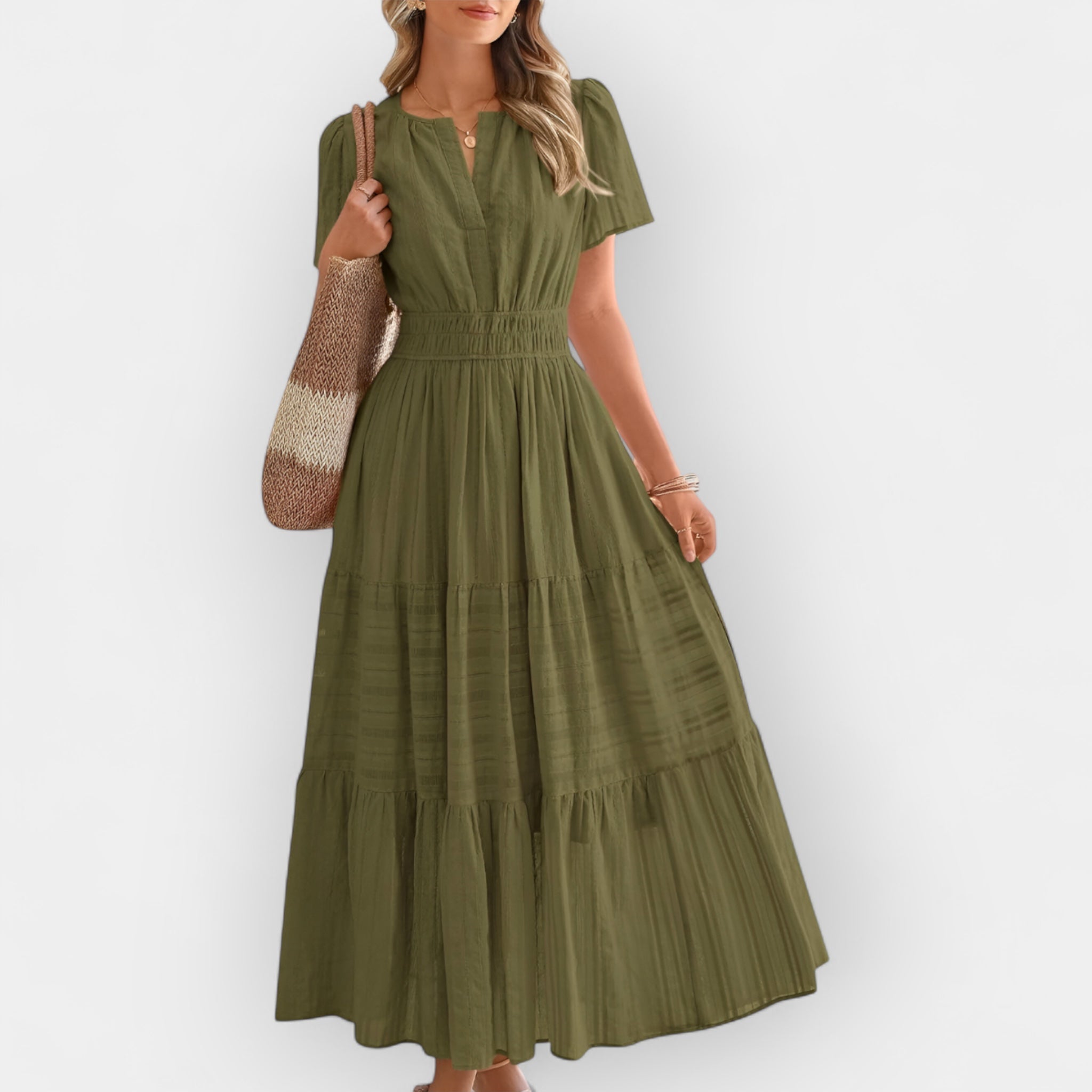 Summer Boho Dress Free Flowing Comfort Lightweight Casual