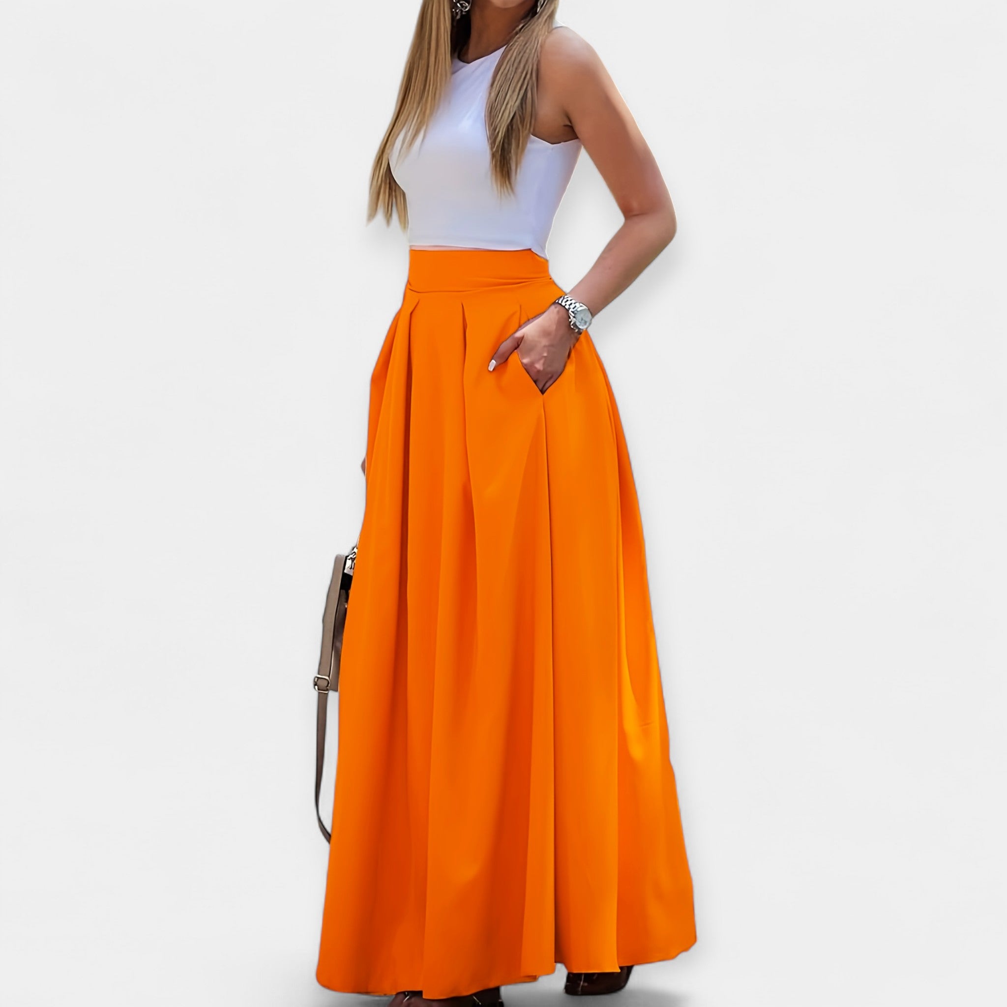 Elegant Midi Skirt For Everyday And Formal Occasions