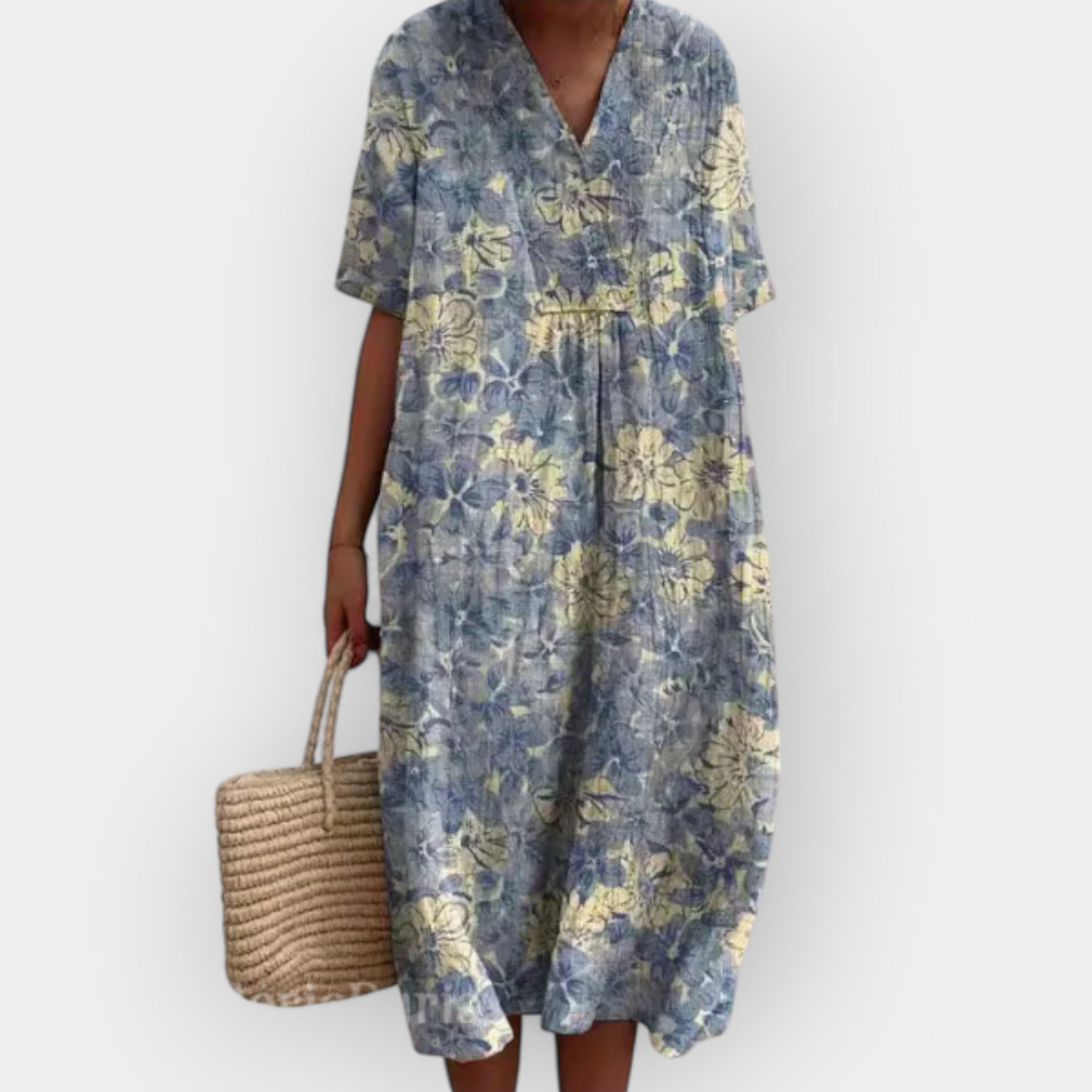 Floral Summer Dress for Warm Days Lightweight Breathable