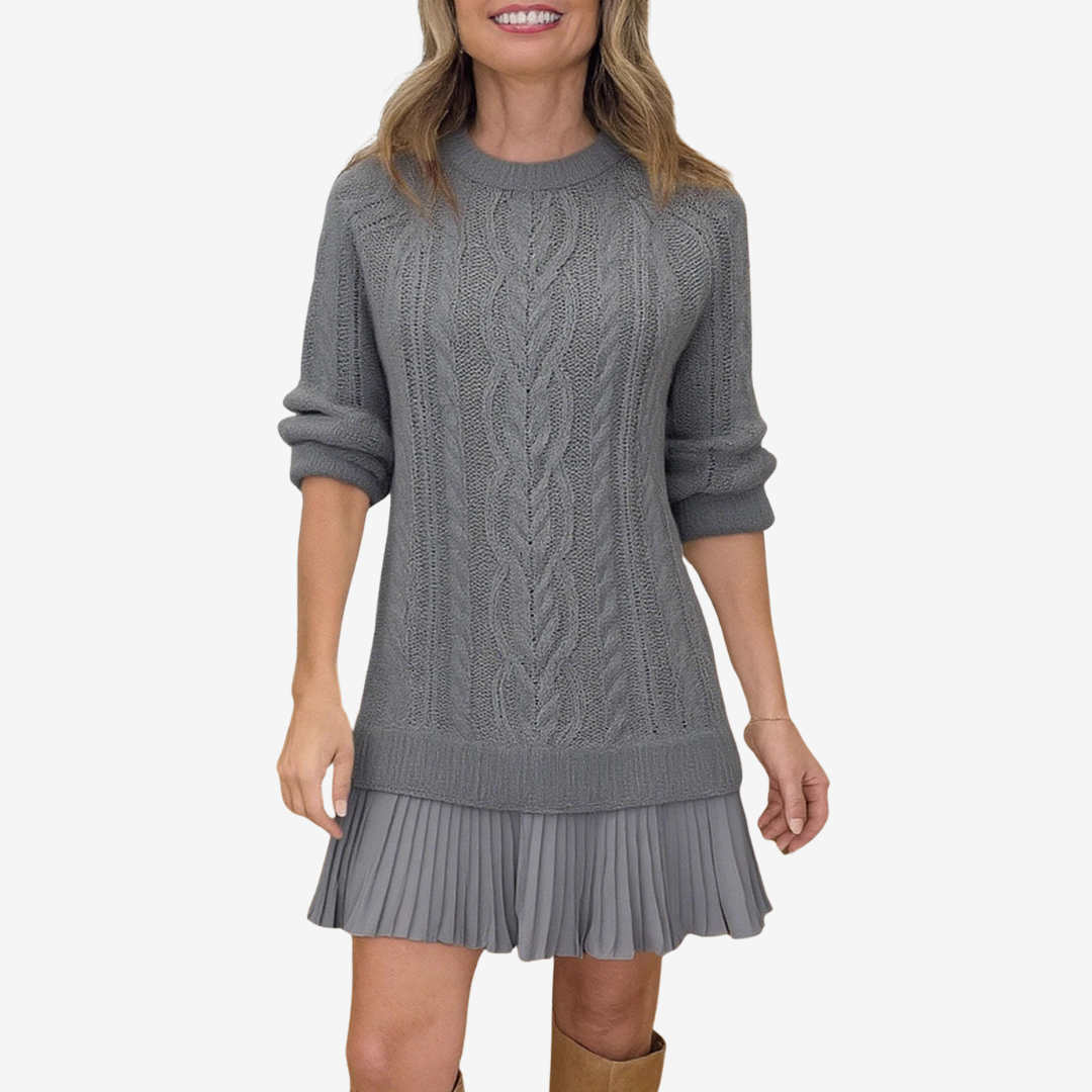 Bríd - Chic Knit Sweater Dress for Effortless Comfort