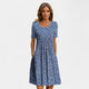Flor Floral Blue