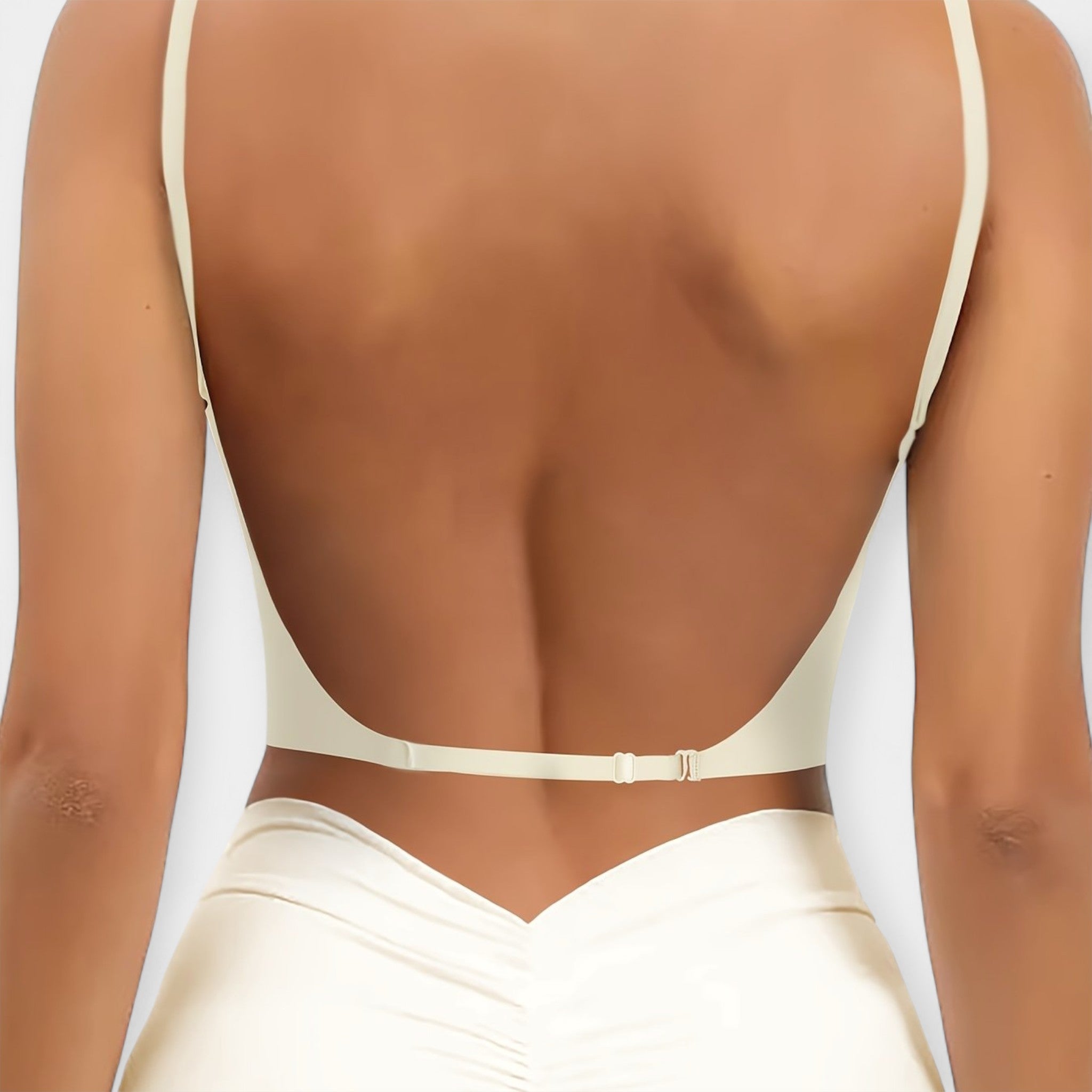 Ladies Sexy Push Up Seamless Wireless Bra Open Back