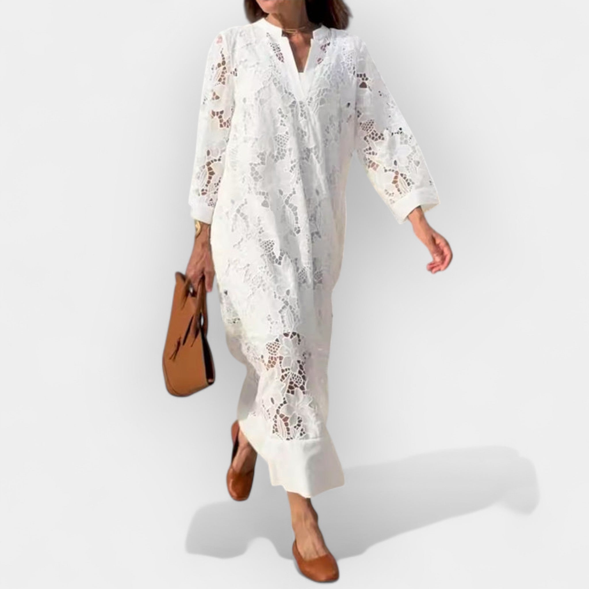 Lightweight Lace Dress With Delicate Lace Detailing