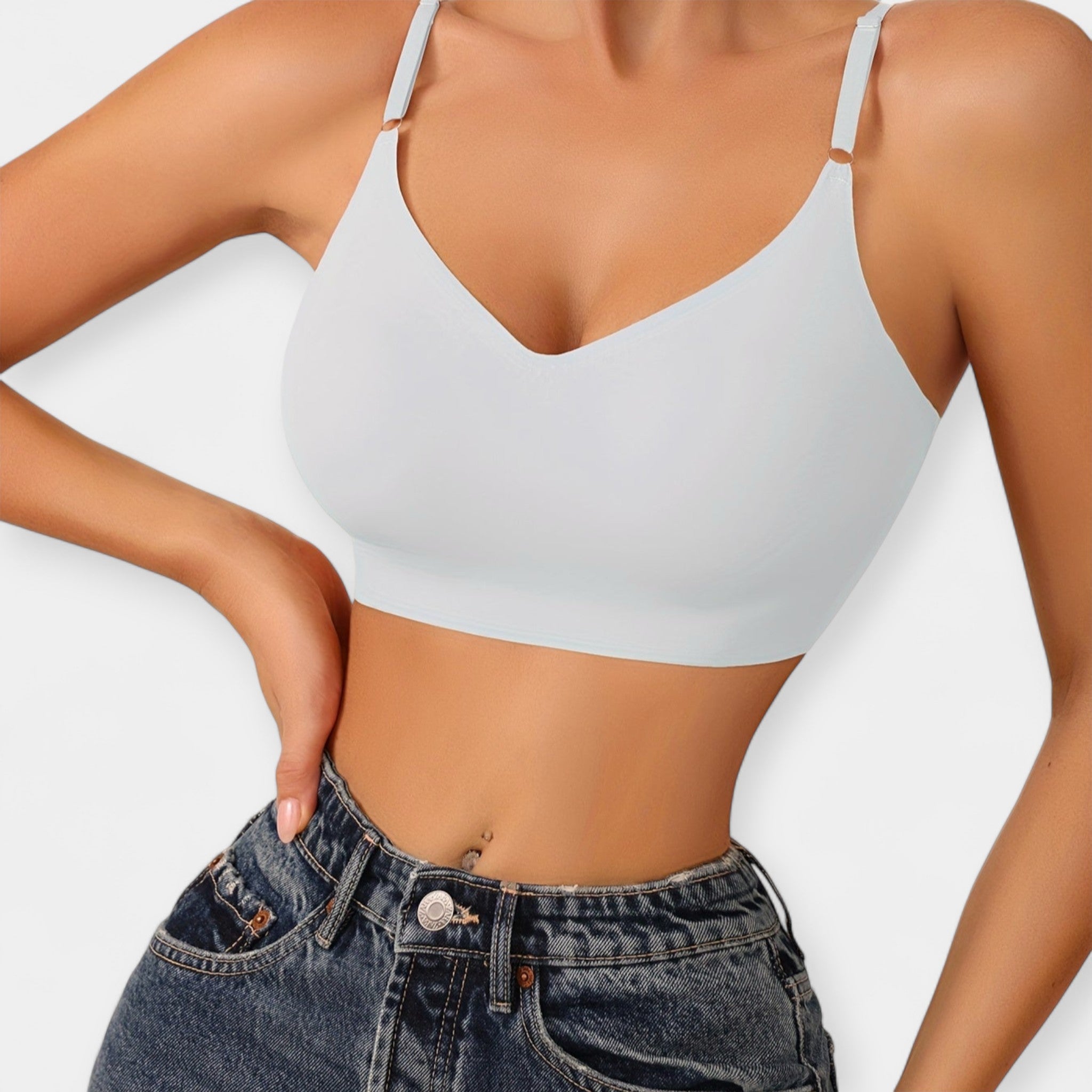 Wireless Seamless Push Up Bra With Removable Cups All Day