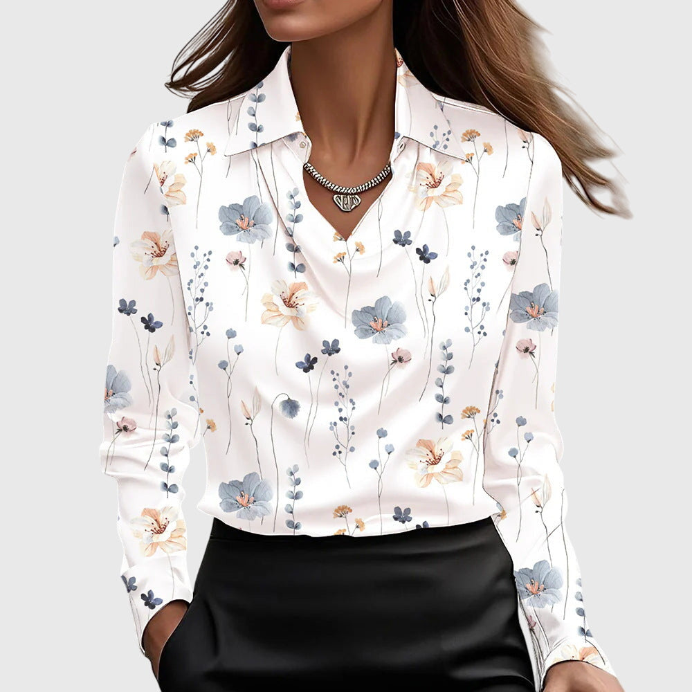 Parthenia Elegant Blouse With Slim Cut And Comfortable Fit
