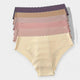 Set of 6 seamless underwear in pastel and earth tones