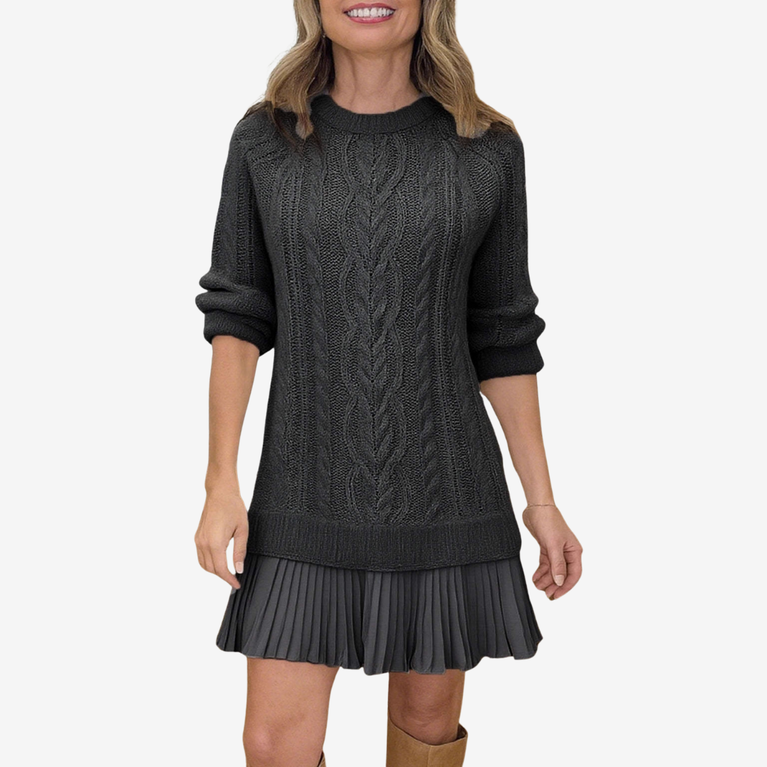Bríd - Chic Knit Sweater Dress for Effortless Comfort