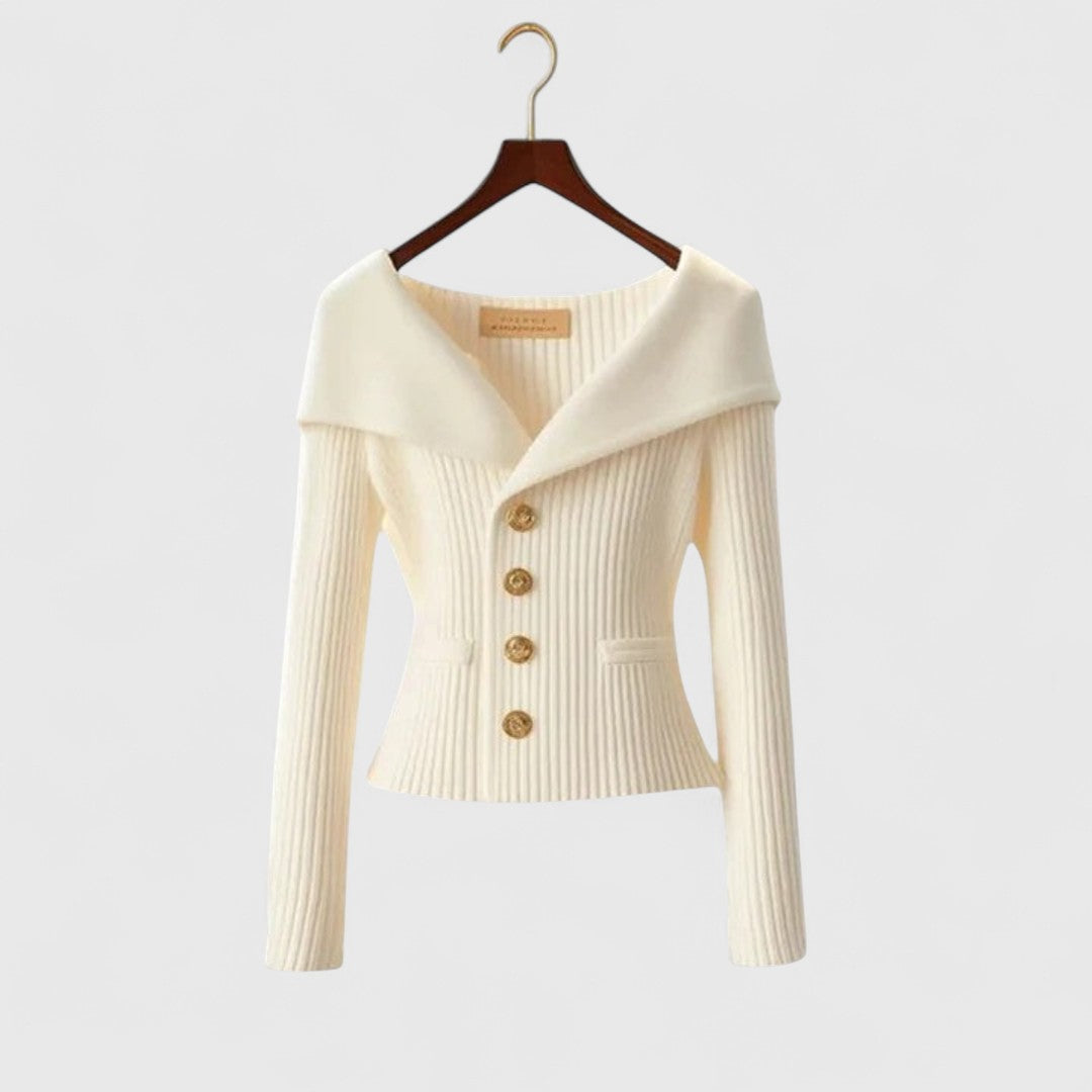 Anne - Elegant Cardigan With Timeless Comfort