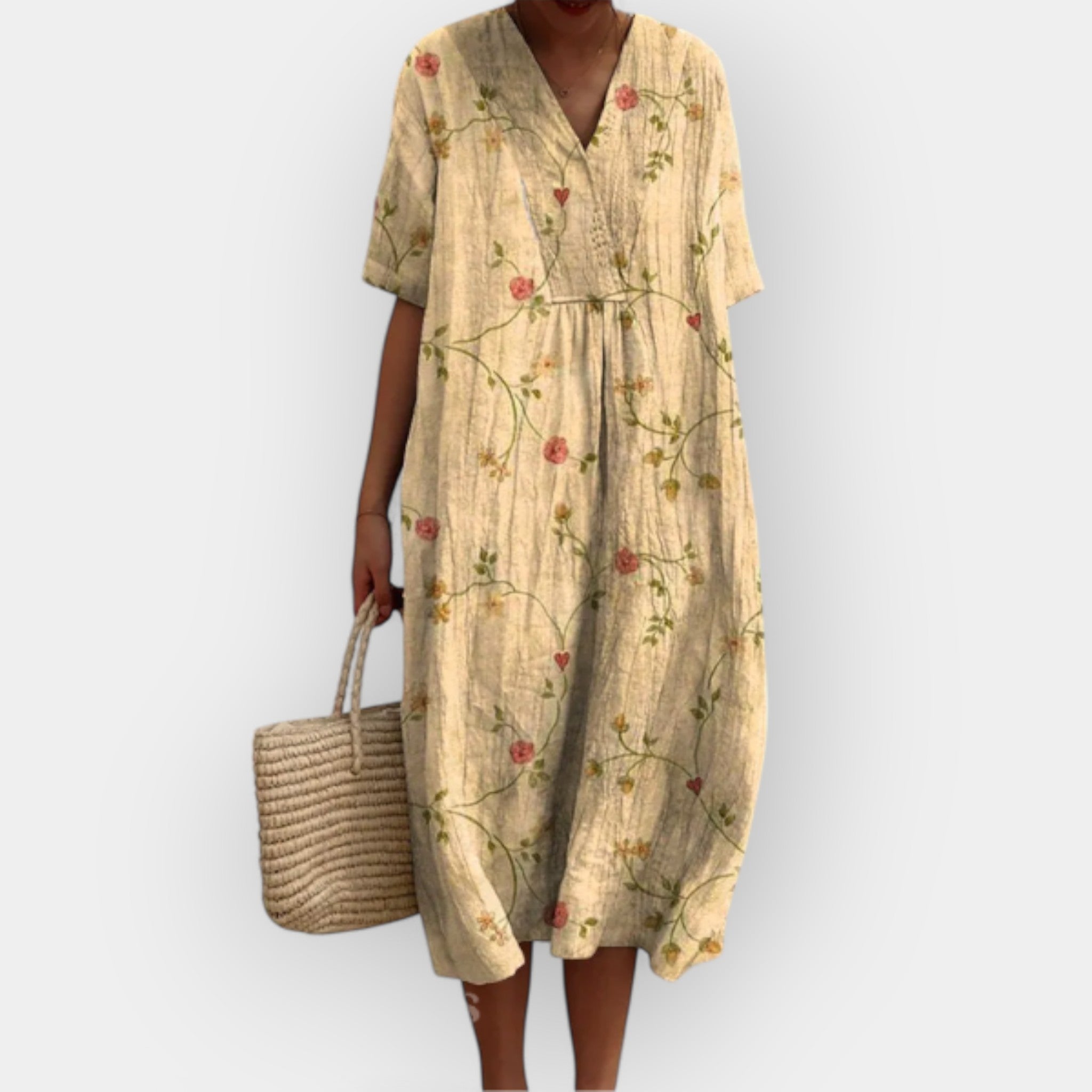 Floral Summer Dress for Warm Days Lightweight Breathable