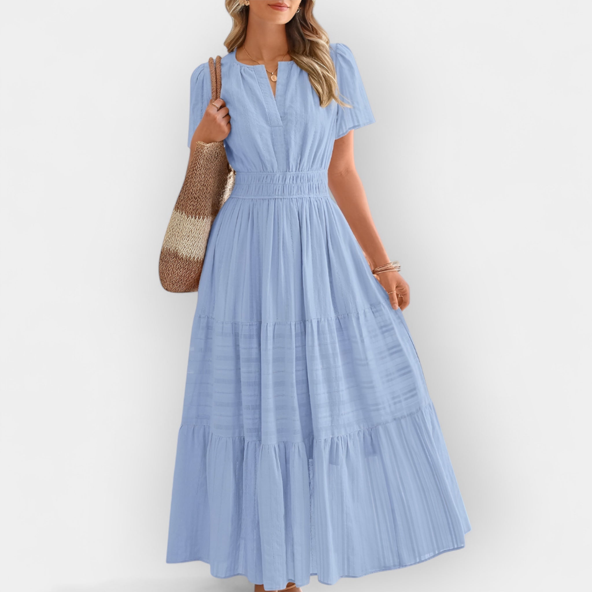 Summer Boho Dress Free Flowing Comfort Lightweight Casual