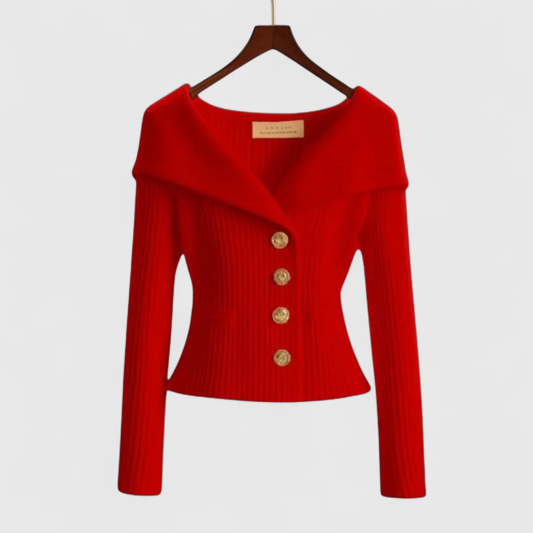 Anne - Elegant Cardigan With Timeless Comfort