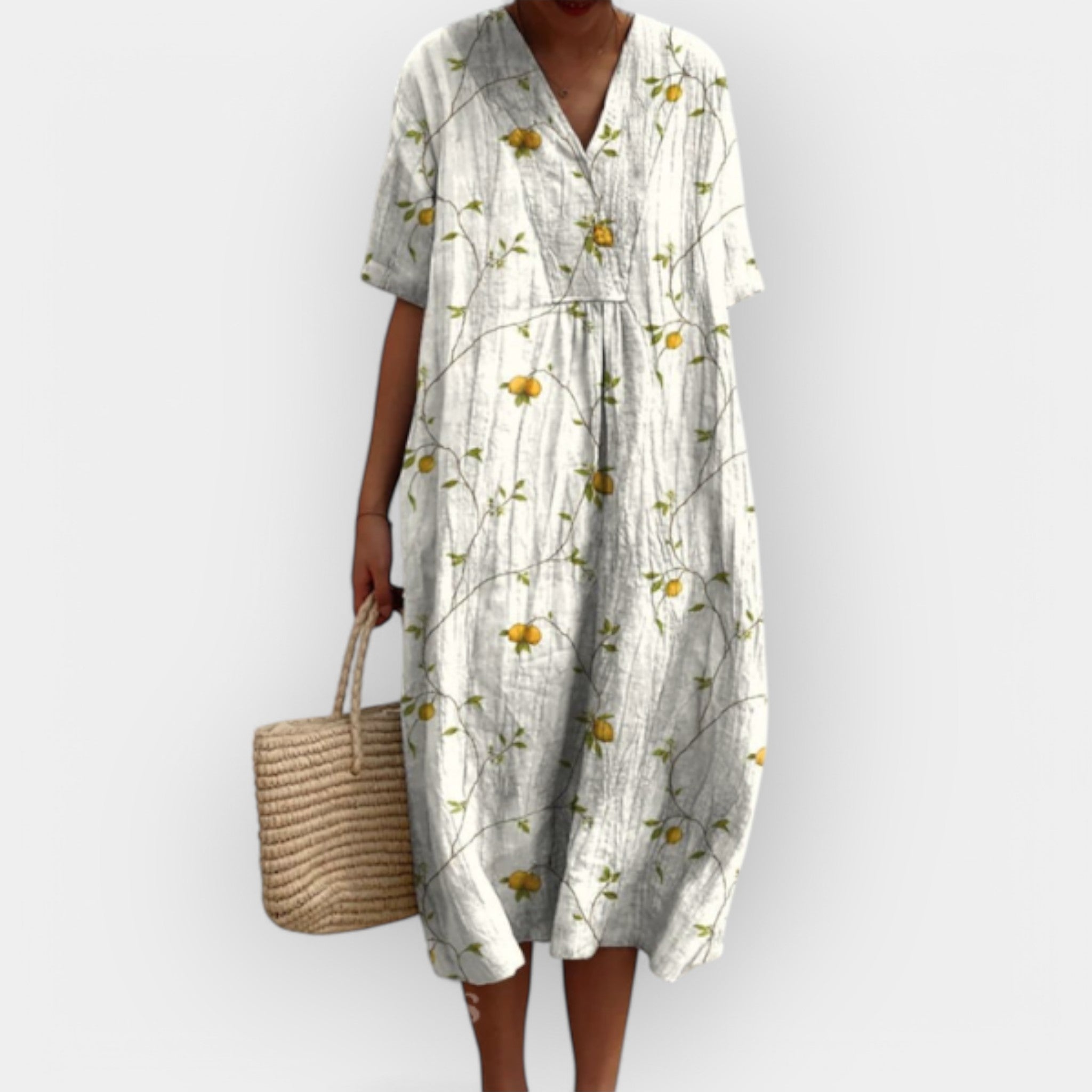 Floral Summer Dress for Warm Days Lightweight Breathable