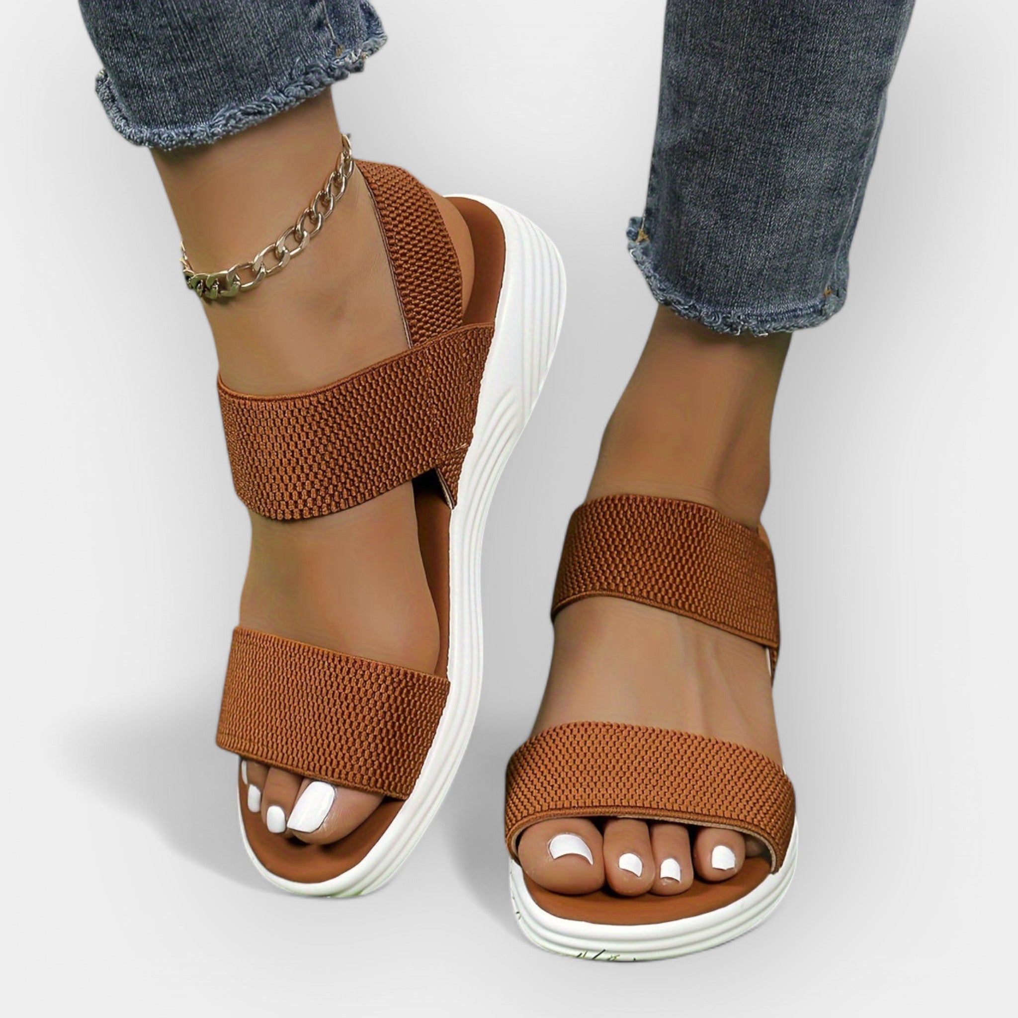 Flexible Comfort Sandals With Ergonomic Sole For Summer