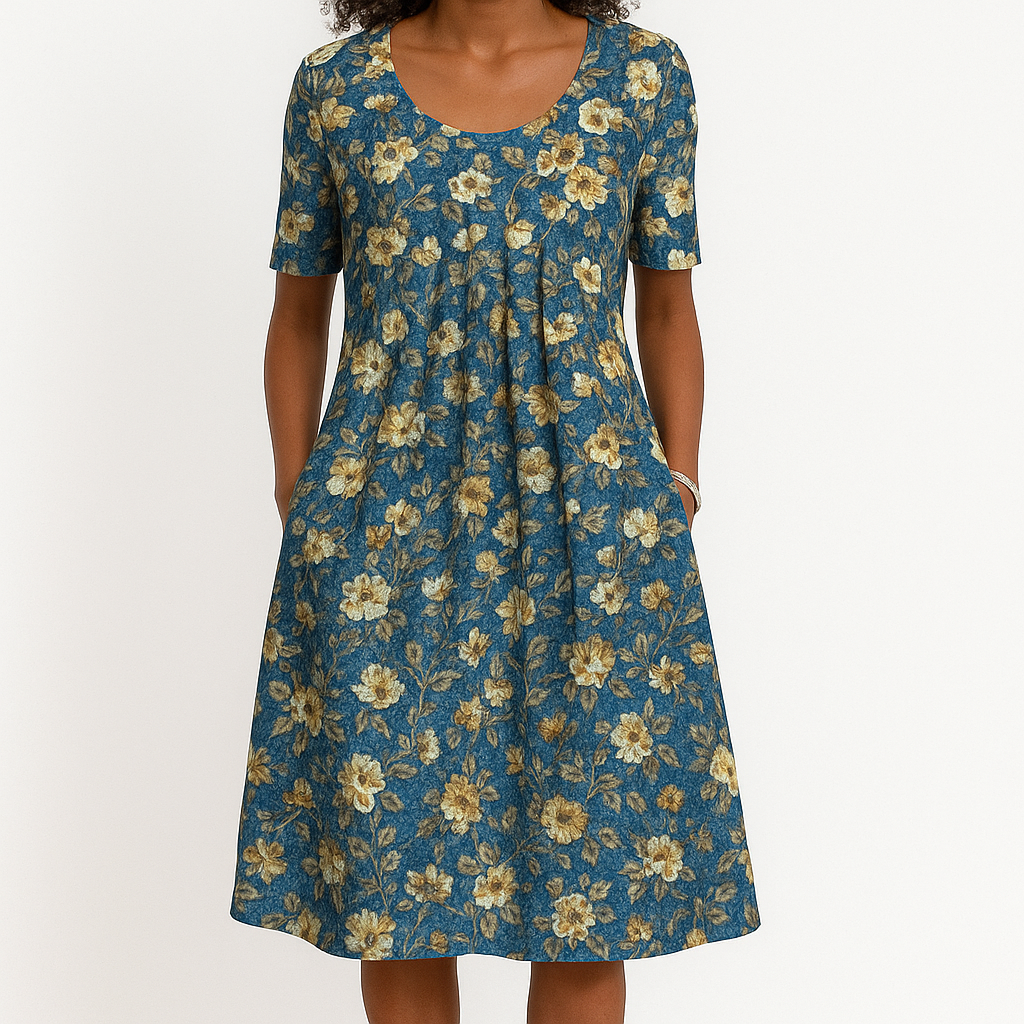 Airy Summer Dress With Flattering Silhouette And Breathable