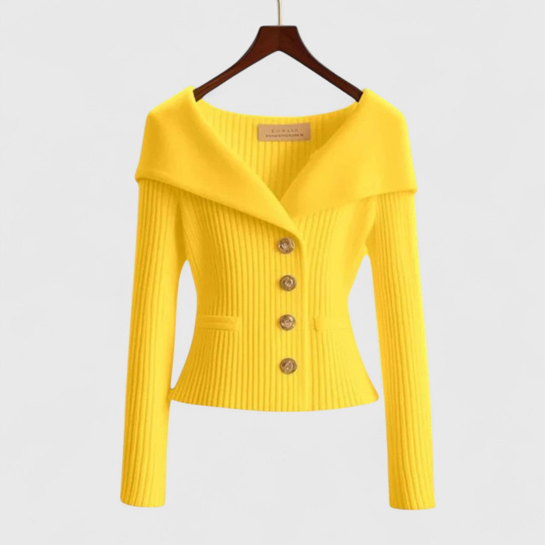 Anne - Elegant Cardigan With Timeless Comfort