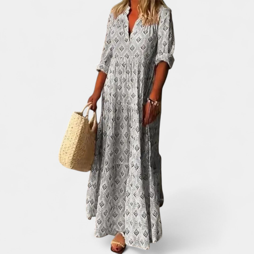 Alexandra Bohemian Maxi Dress Summer Holiday Style