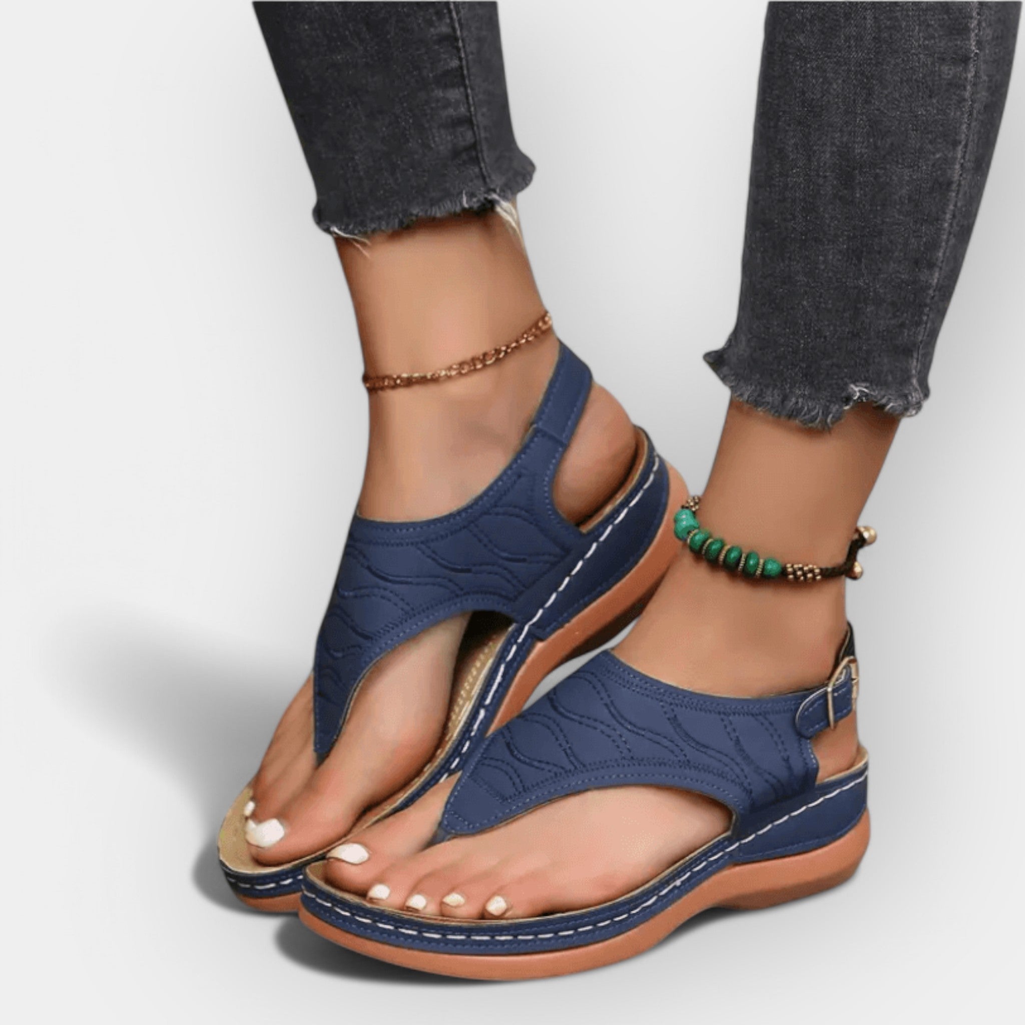 Orthopaedic Day Sandals With Ergonomic Sole For Daily Wear
